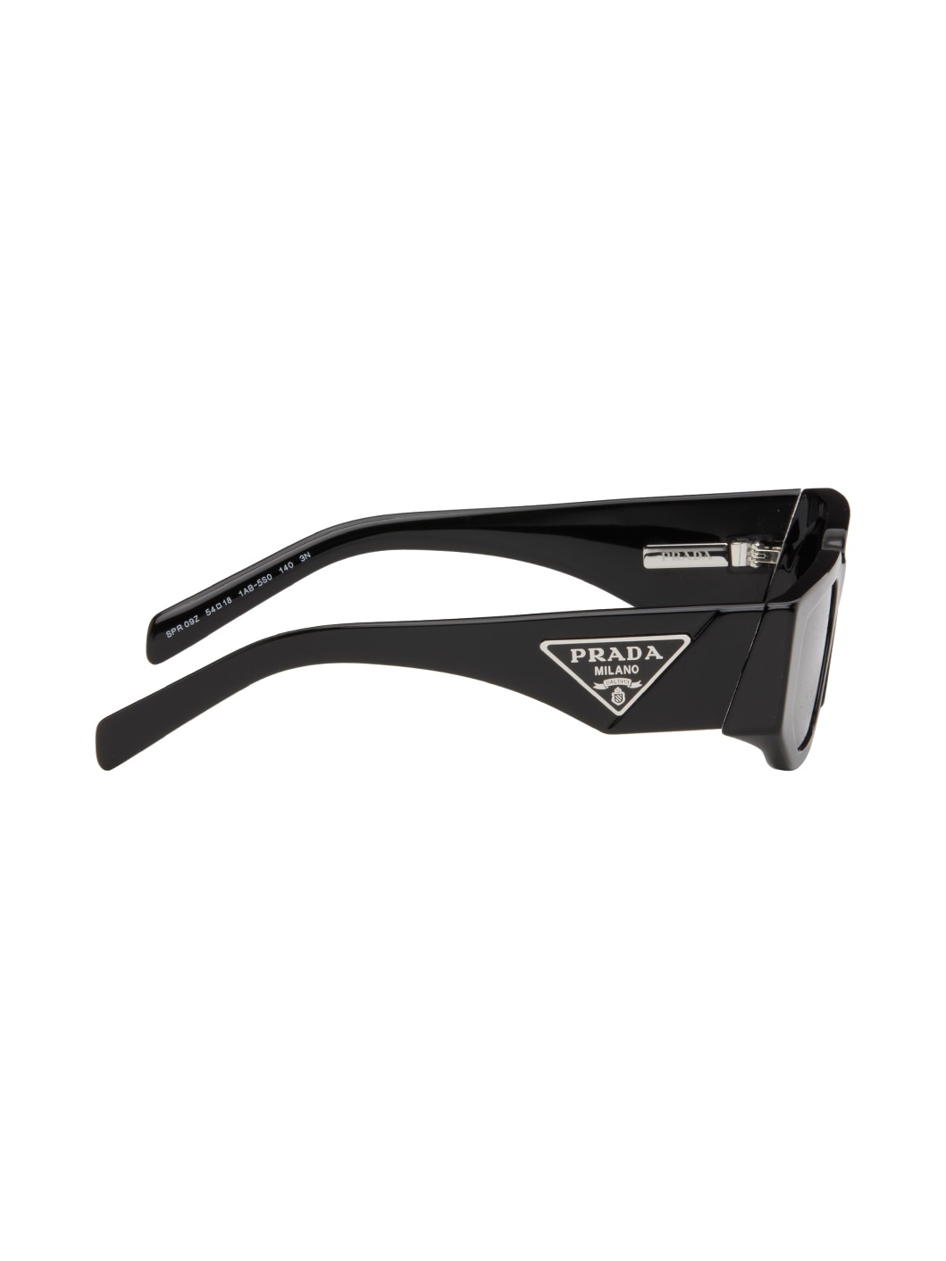 Black Rectangular Sunglasses - 2