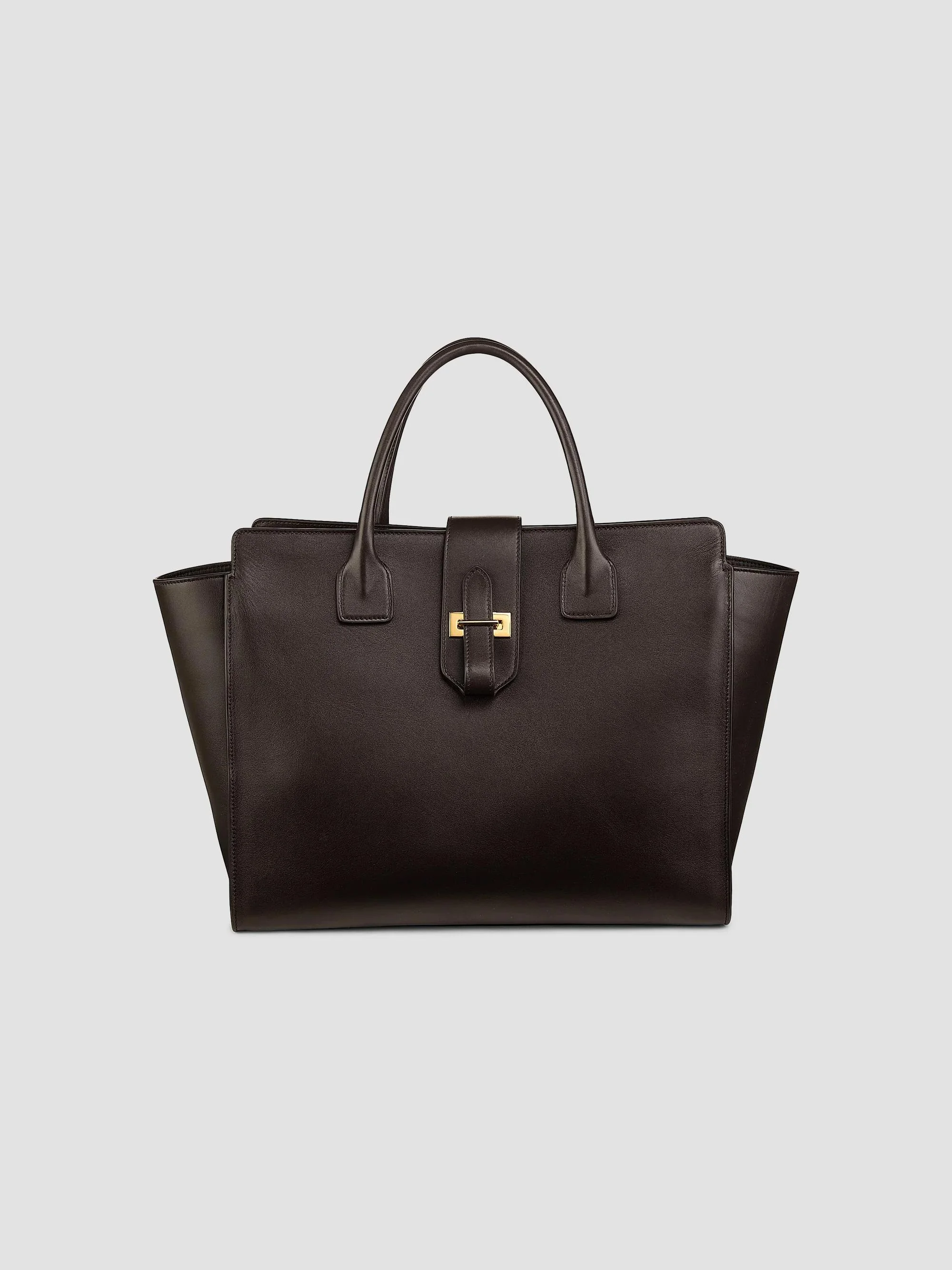 Women's Lou Leather Top Handle Bag - Espresso - 1