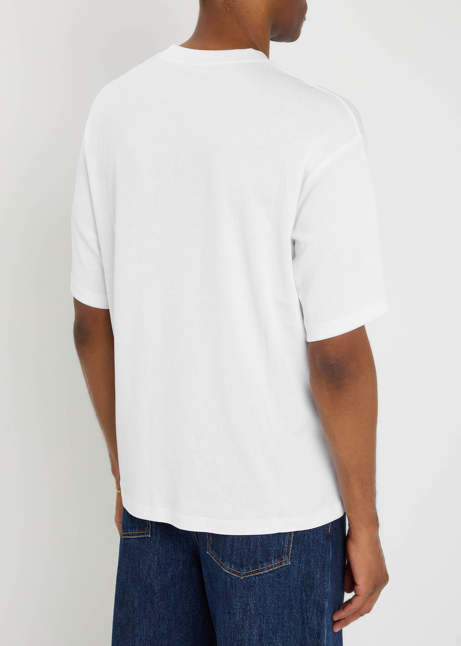 Jacquemus Le T-shirt Logo-embroidered Cotton T-shirt - 3