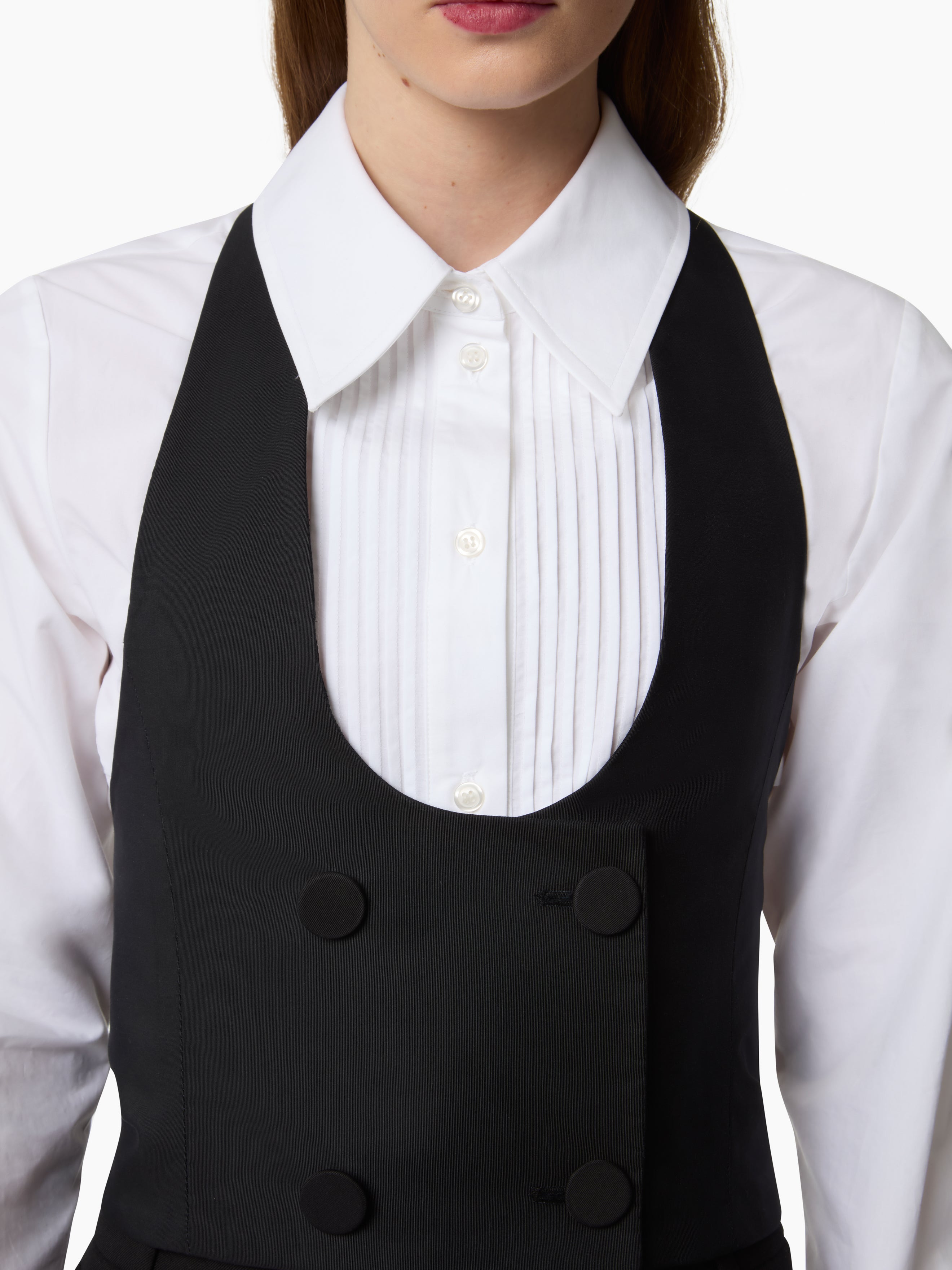 Open Back Tailored Vest - 3
