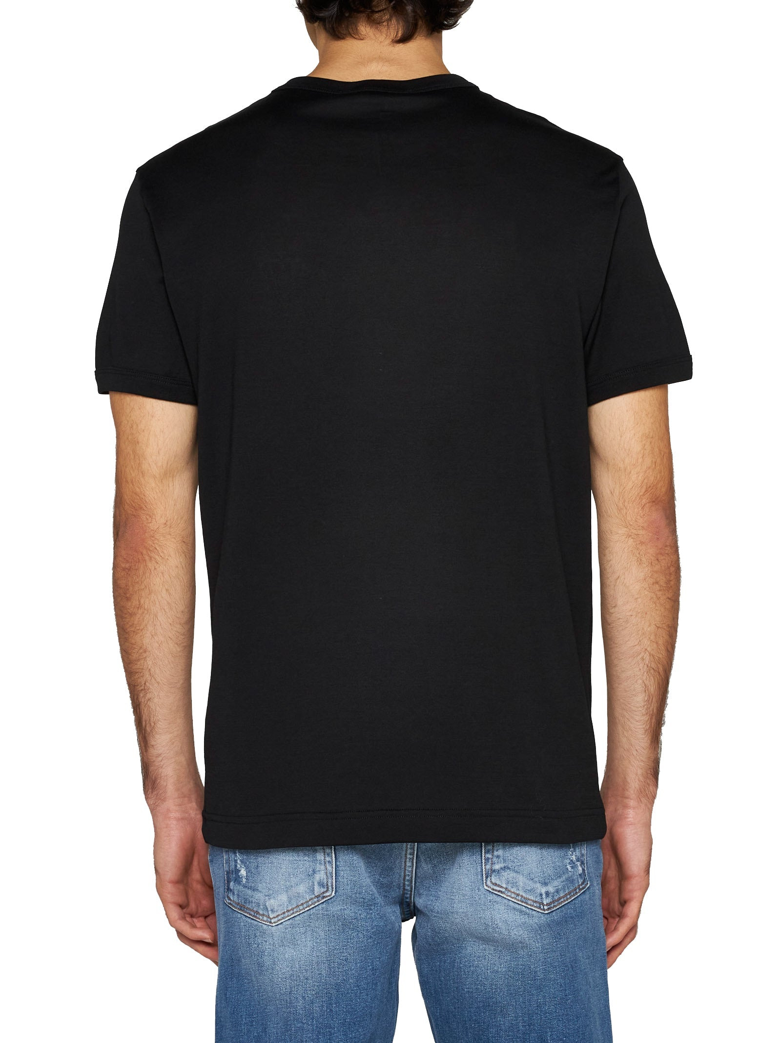 Dolce & Gabbana Men Crown And Bee Cotton T-Shirt - 3
