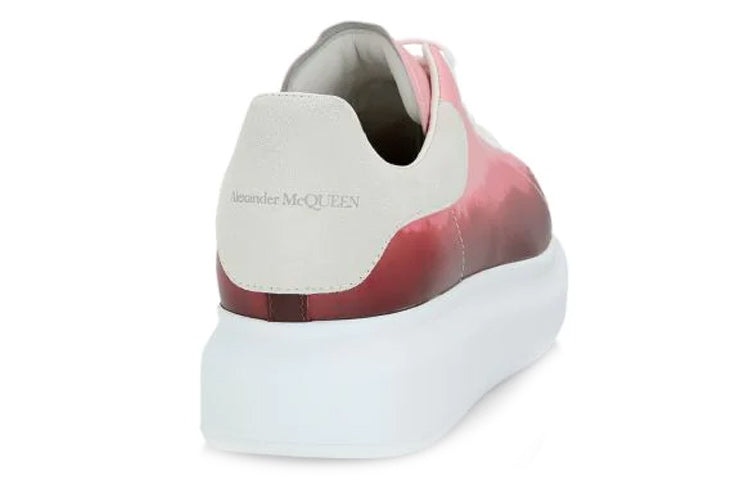 (WMNS) Alexander McQueen Oversized Sneakers 'Pink Dip-Dyed' 653938WIA469392 - 3