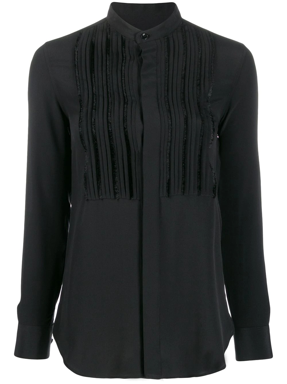 front pleats shirt - 1