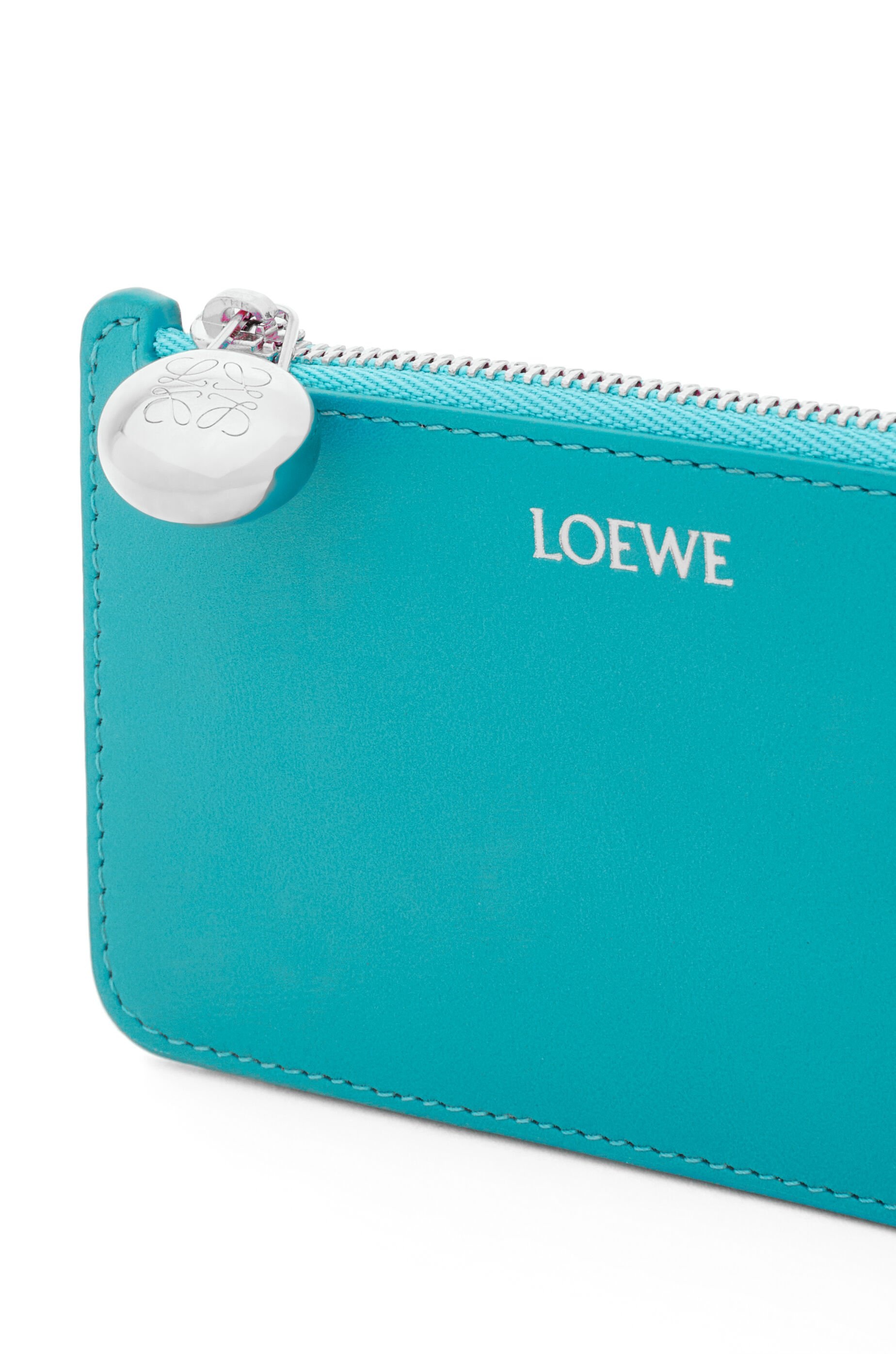 Pebble coin cardholder in shiny nappa calfskin - 5