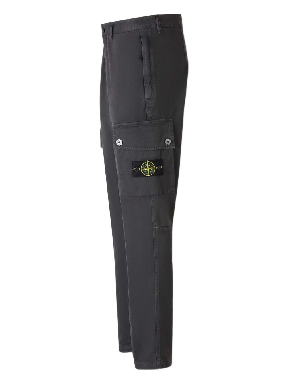 twill tapered pants - 3