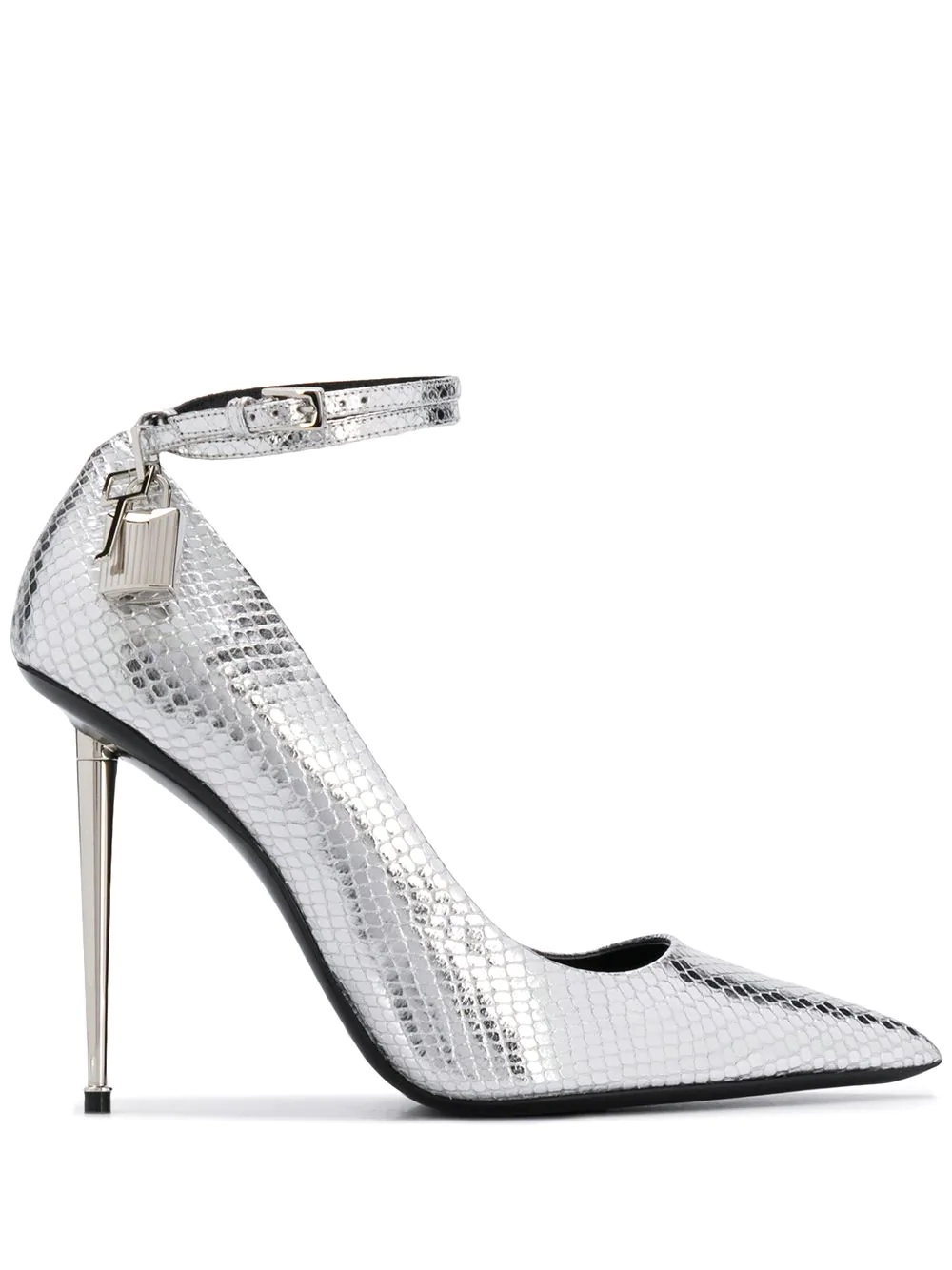 Laminated Python Padlock pumps - 1