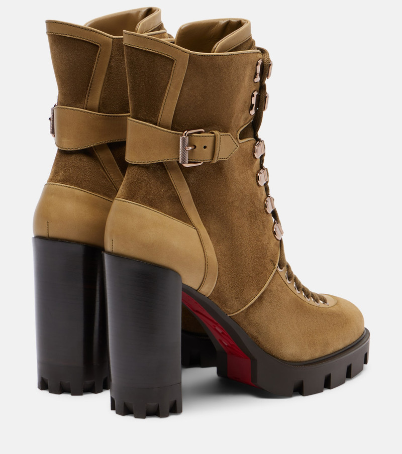 Christian Louboutin New Macademia 100 suede ankle boots outlook