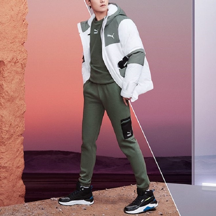 PUMA Protective Down Jacket 'White Black' 586604-42 - 3