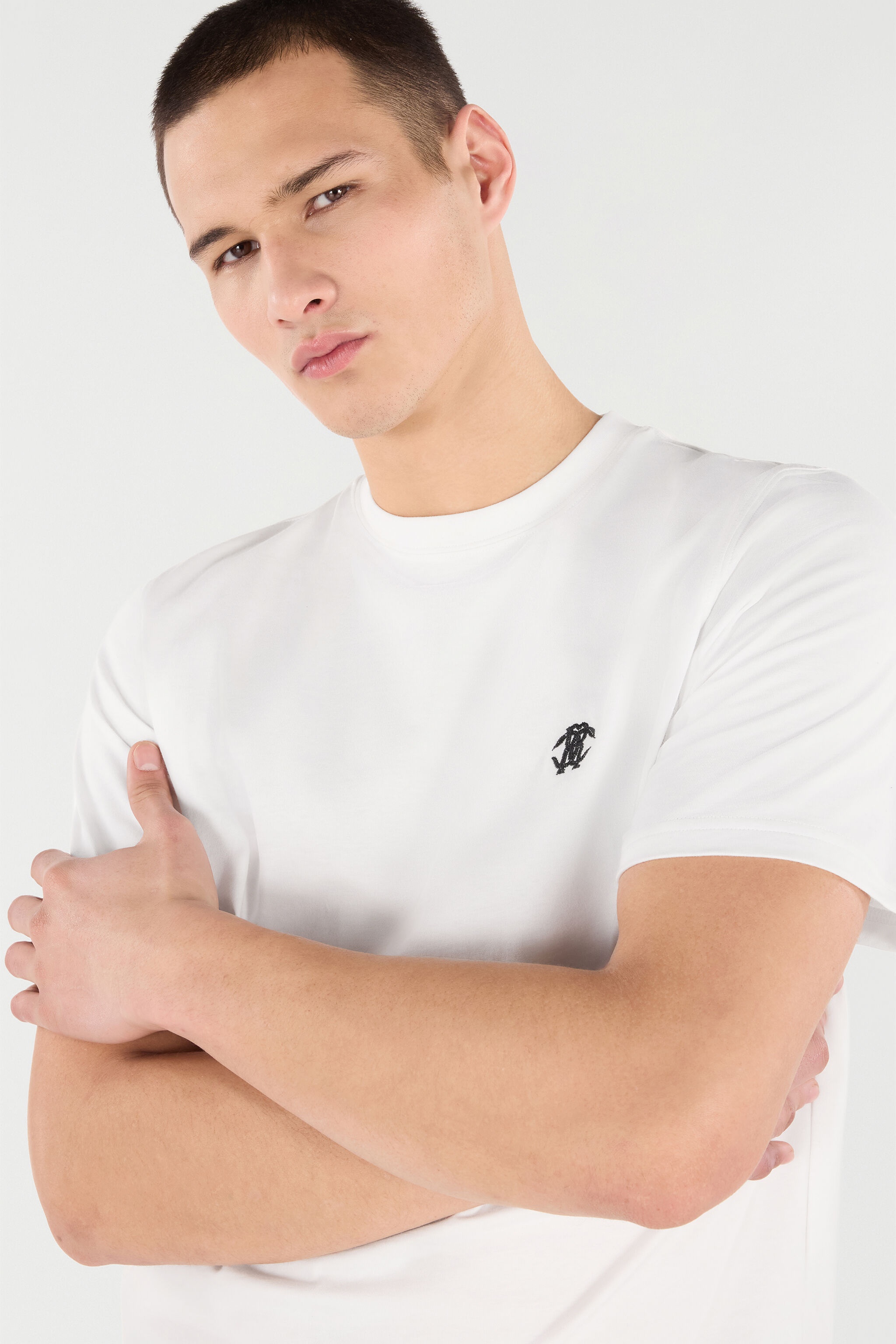 T-Shirt with Mirror Snake Monogram - 6