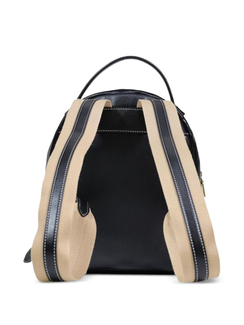 Moschino logo-patch backpack outlook