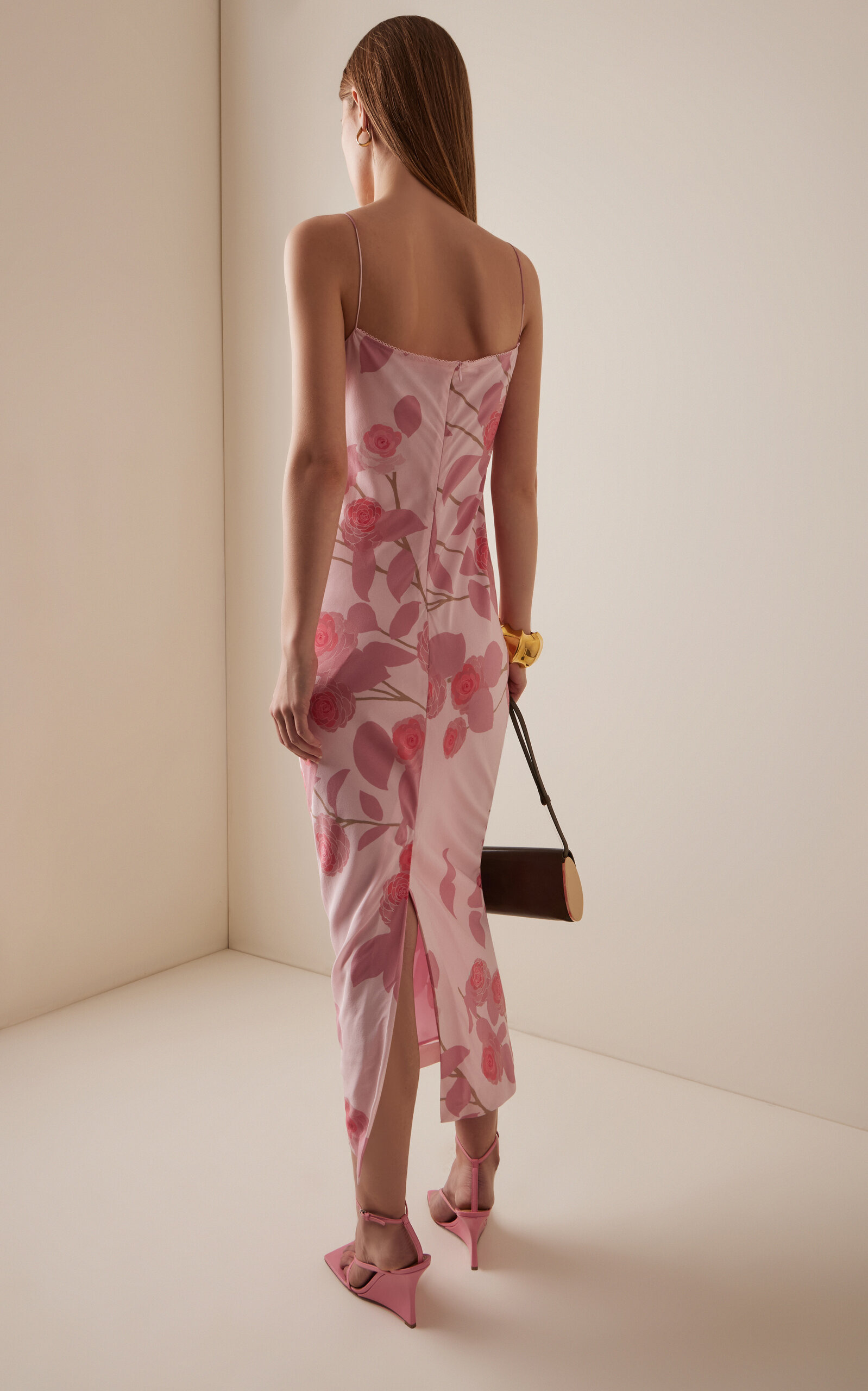 Ripley Camelia-Print Silk Maxi Slip Dress floral - 4