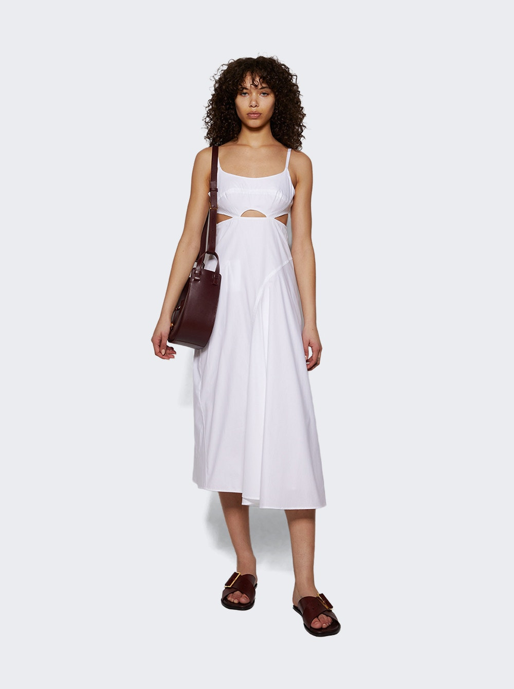 Cami Midi Dress White - 5