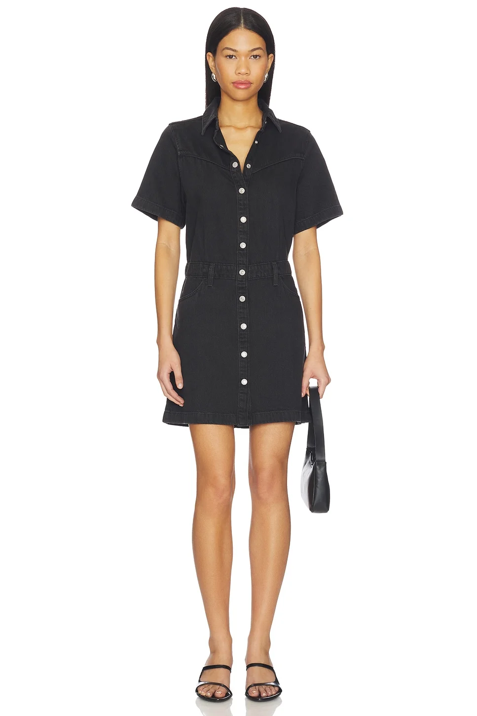 Short Sleeve Logan Western Dress - 1
