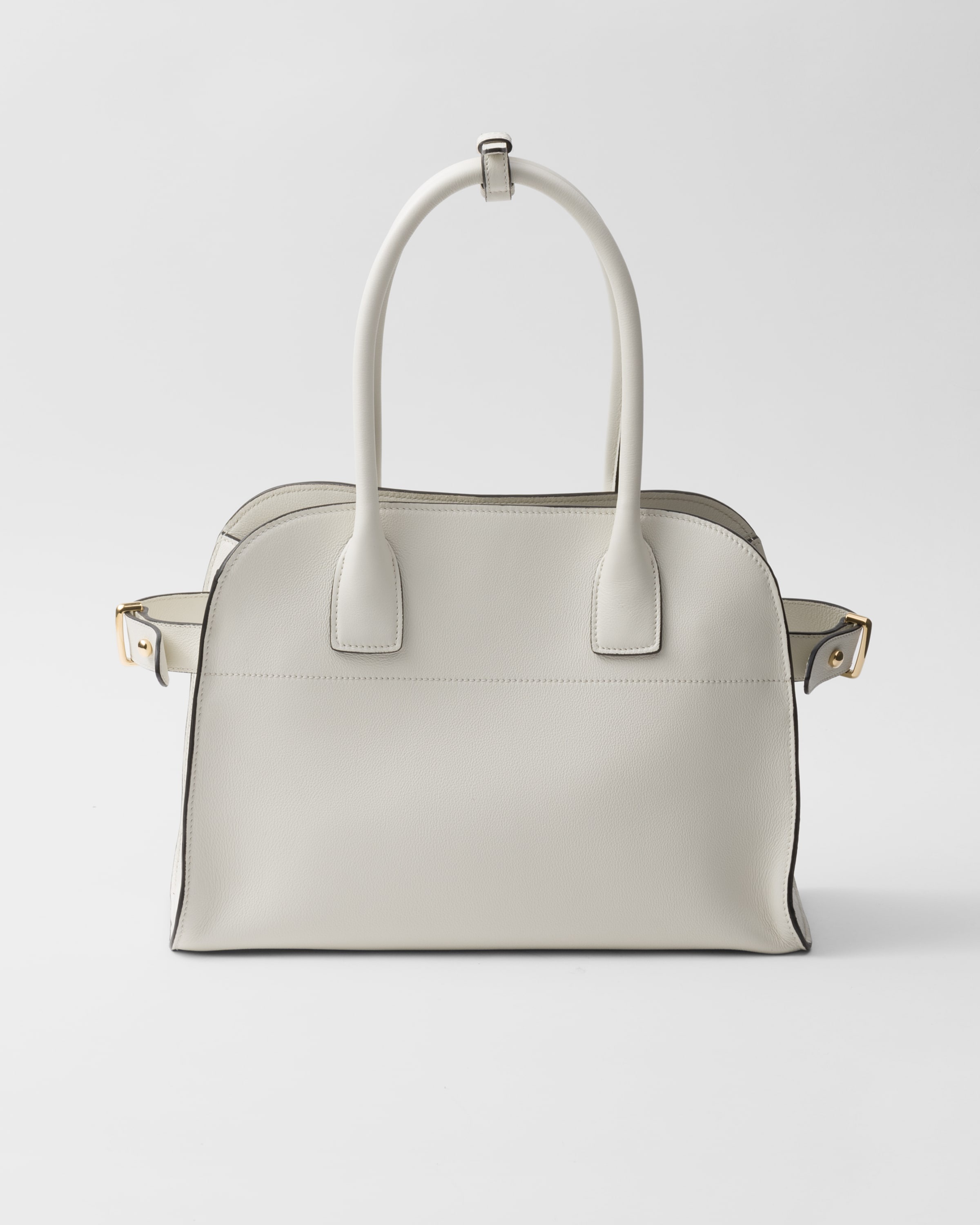 Medium leather tote bag - 3