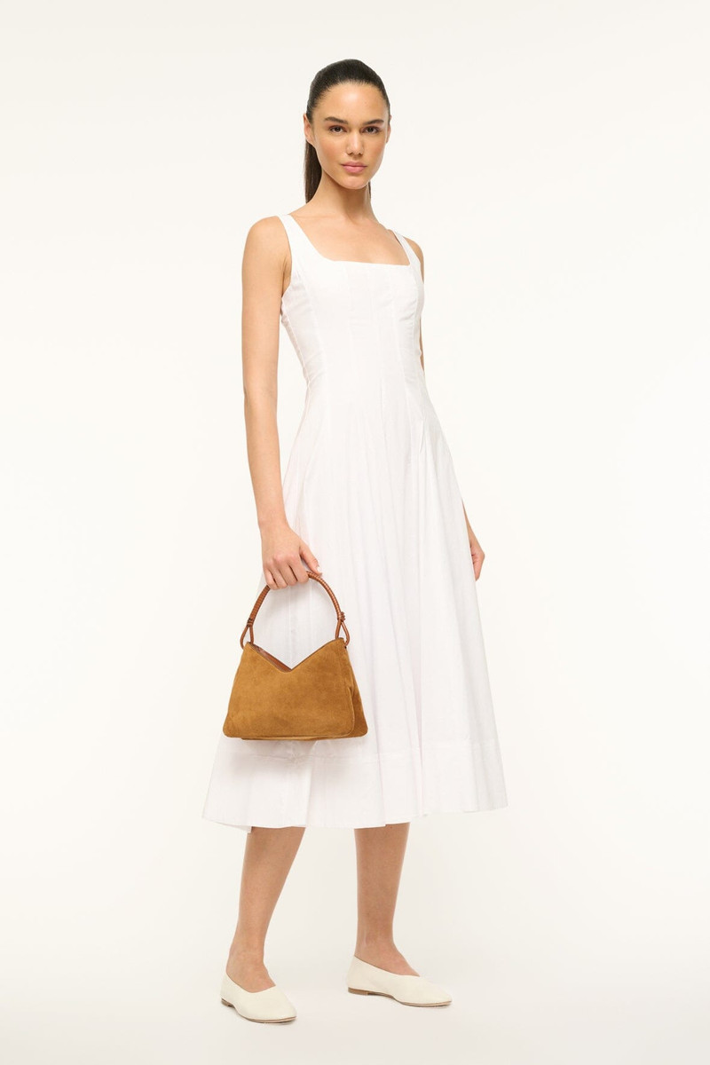 STAUD STAUD VALERIE SHOULDER BAG TAN outlook