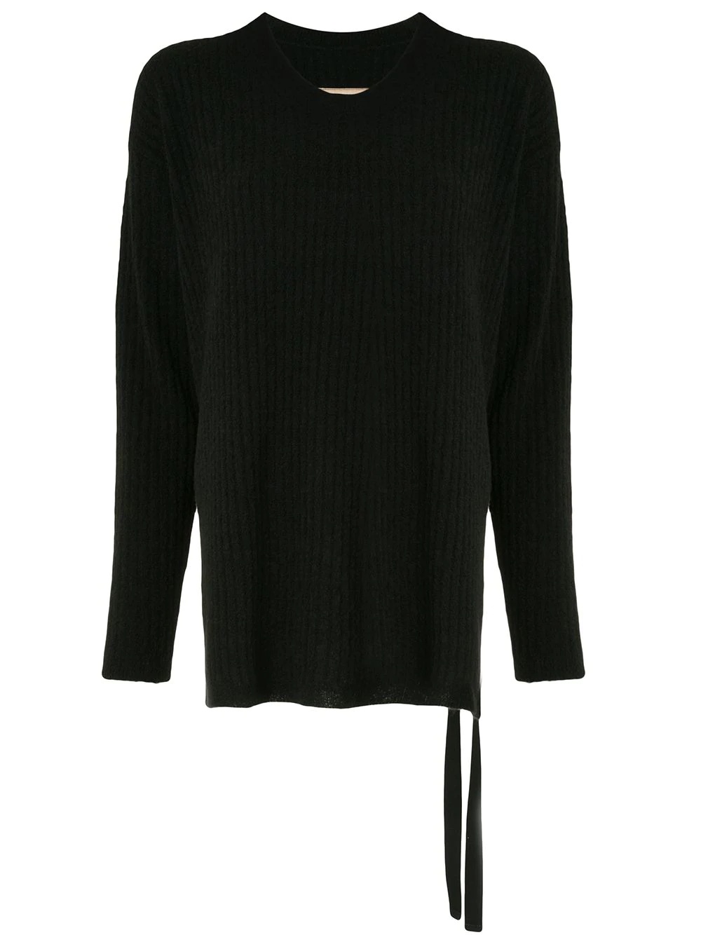 ribbed knit jumper - 1