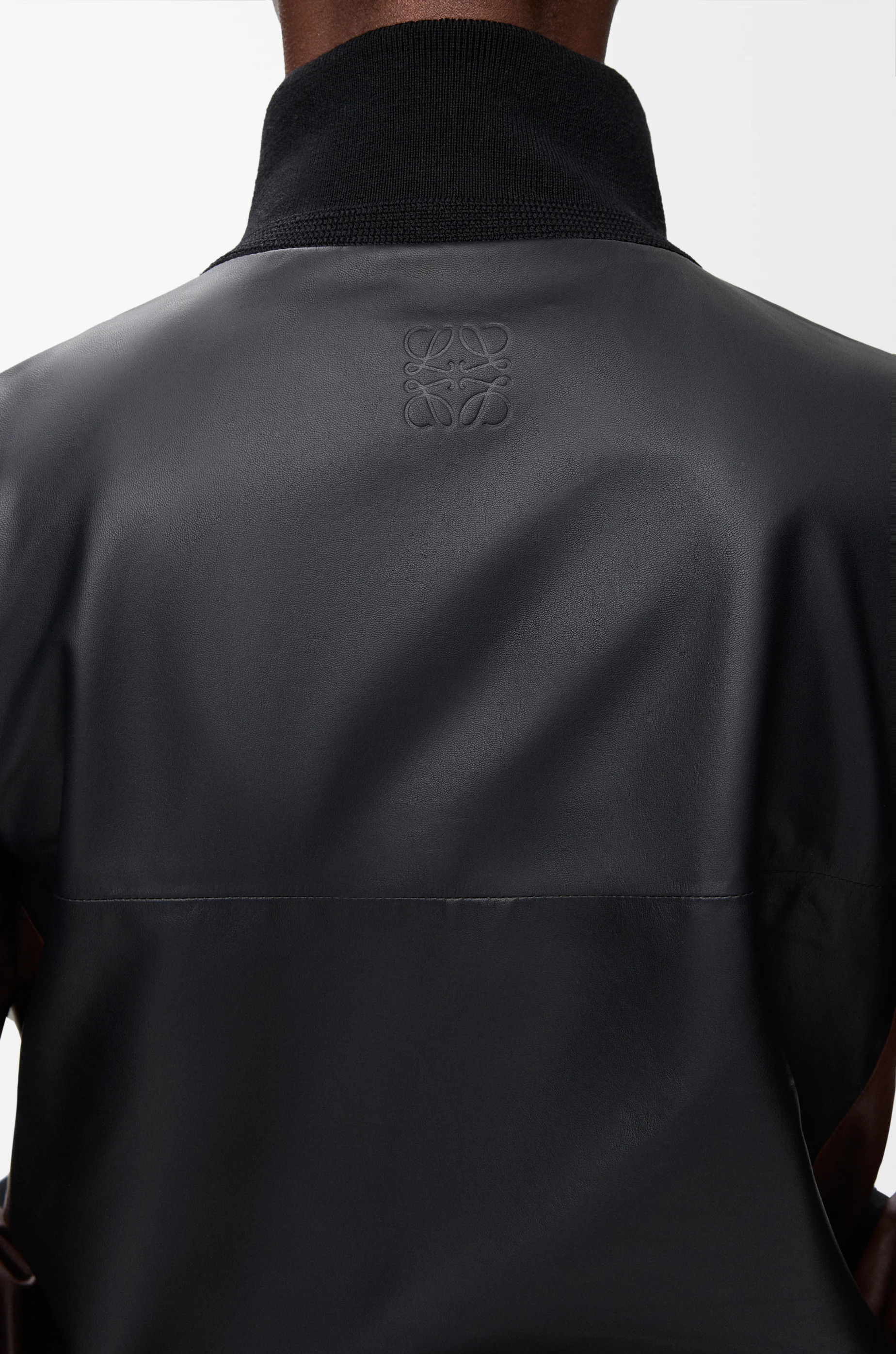Cropped jacket in nappa lambskin - 5