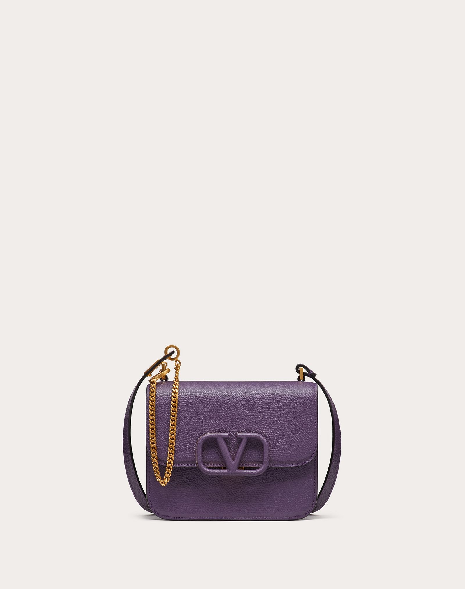 Small VSLING Grainy Calfskin Shoulder Bag - 1