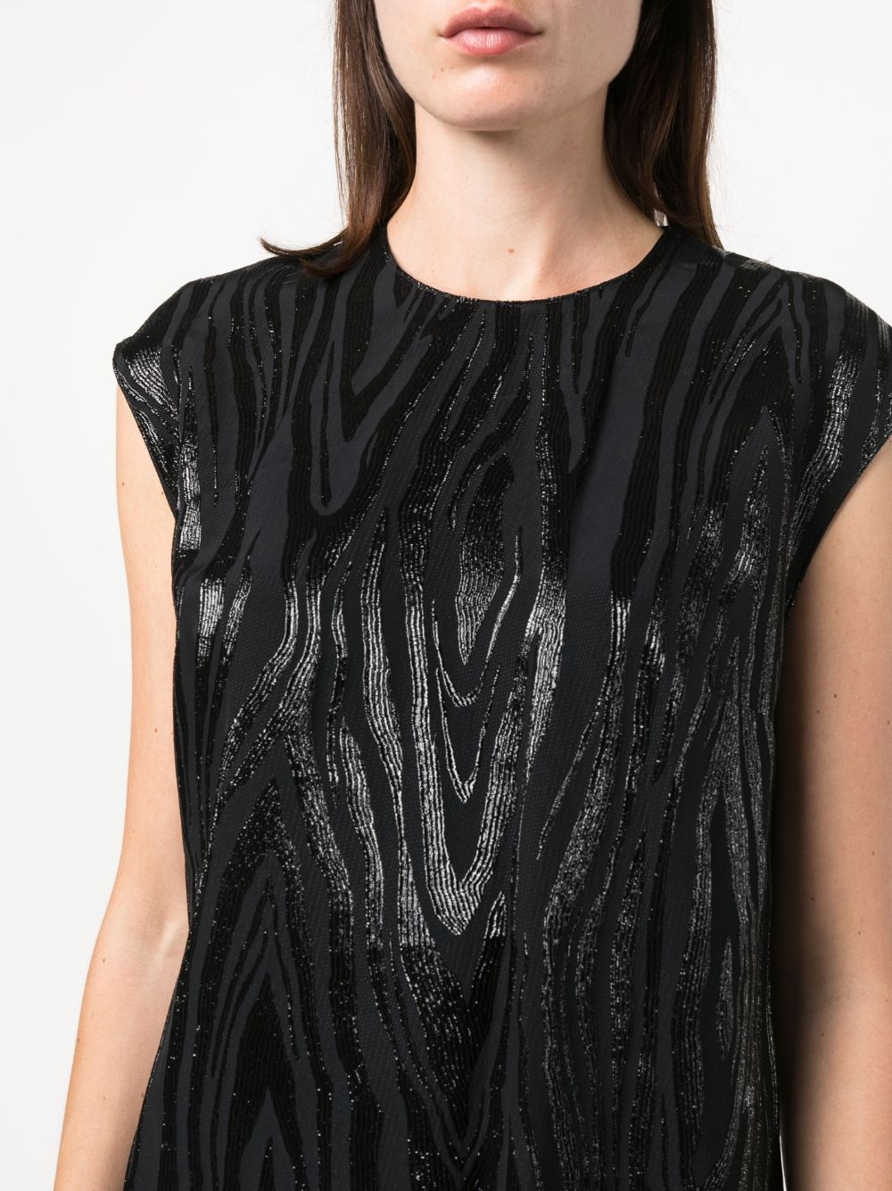 moire-effect tank top - 5