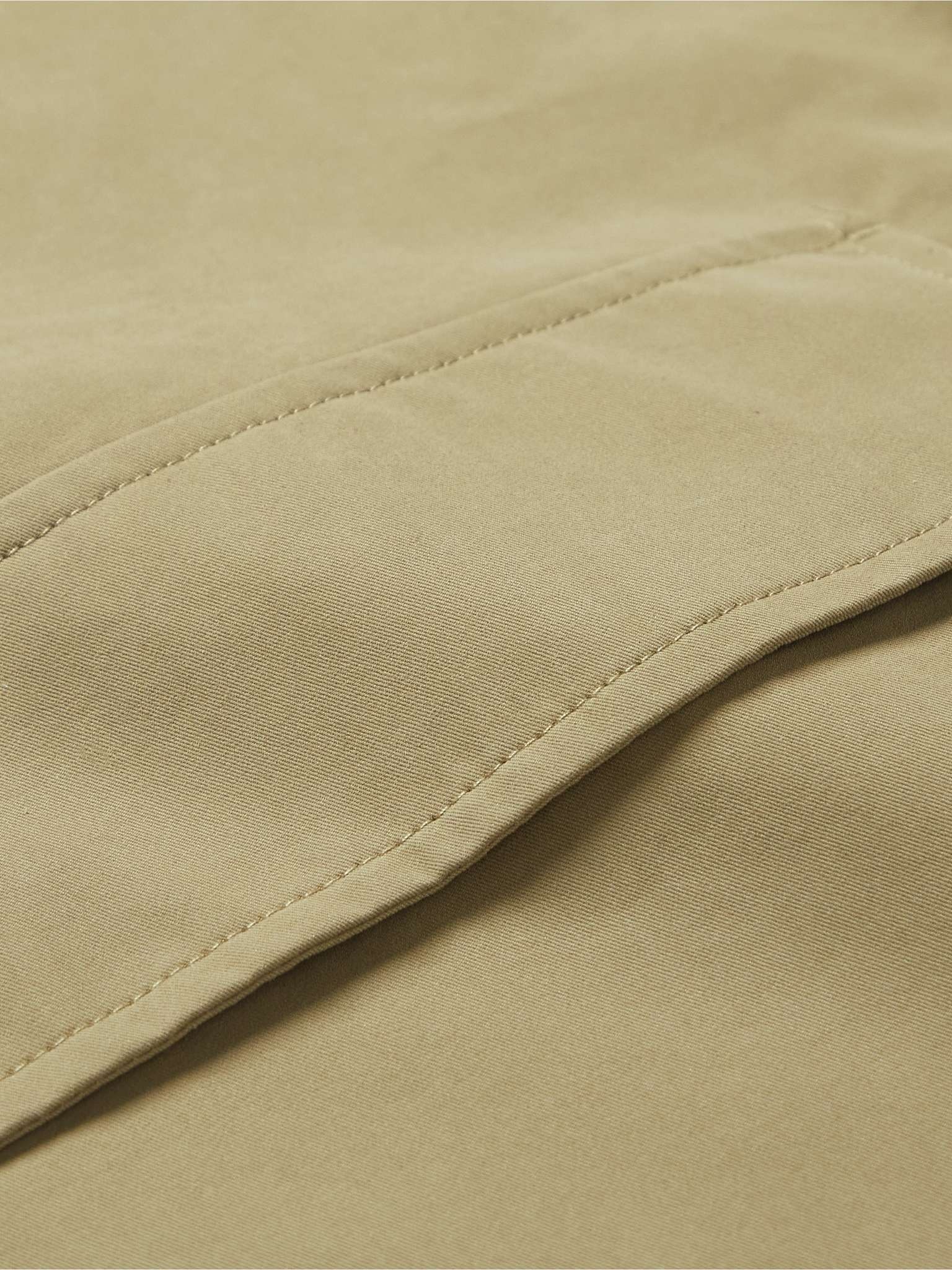 Logo-Appliquéd Cotton-Blend Twill Gilet - 3