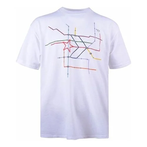 Men's Converse Logo Printing Short Sleeve White 10020851-A01 - 1