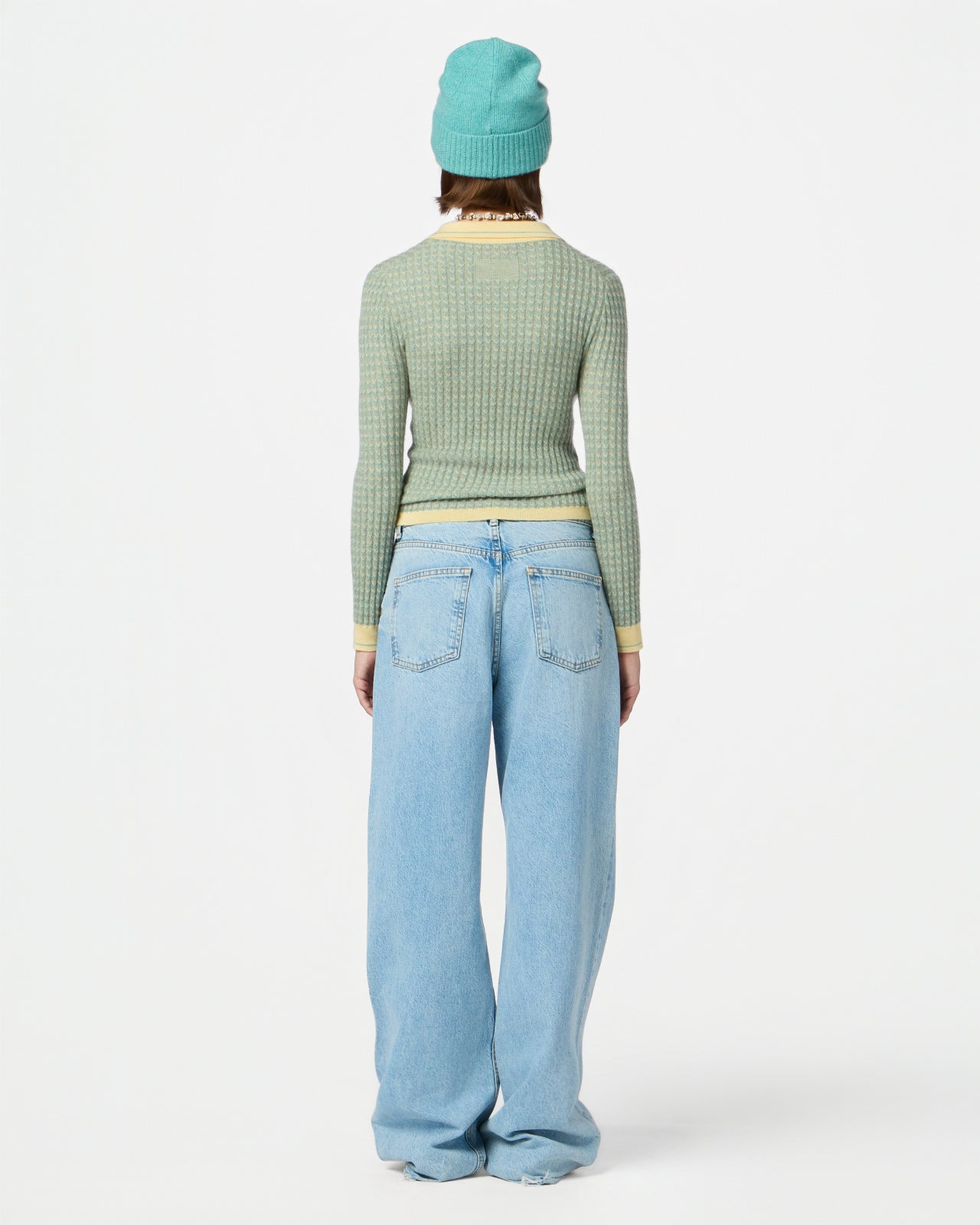 Chevron L/S Shrunken Polo - 7