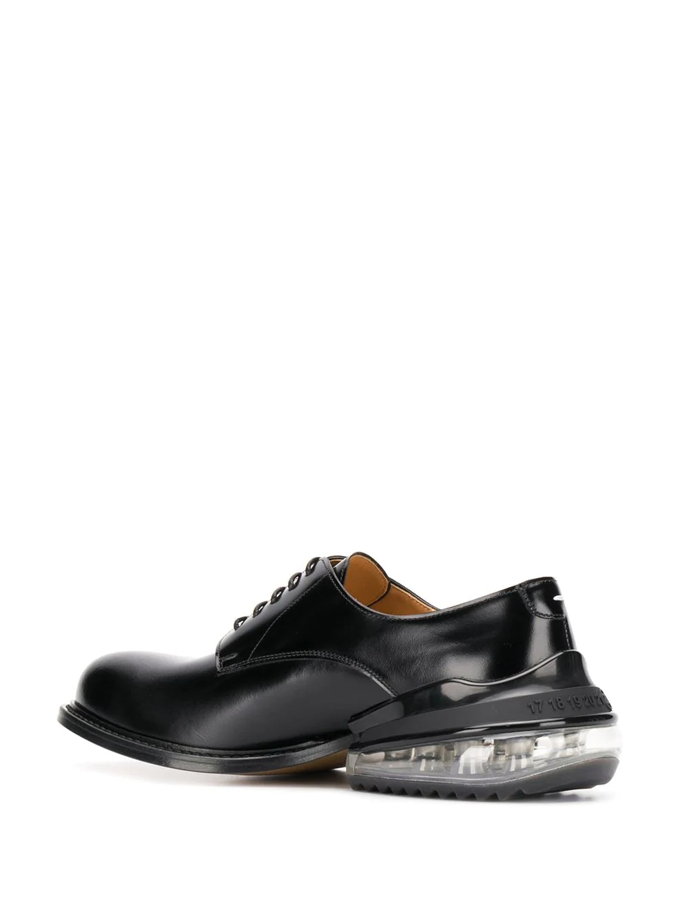 clear heel Derby shoes - 3