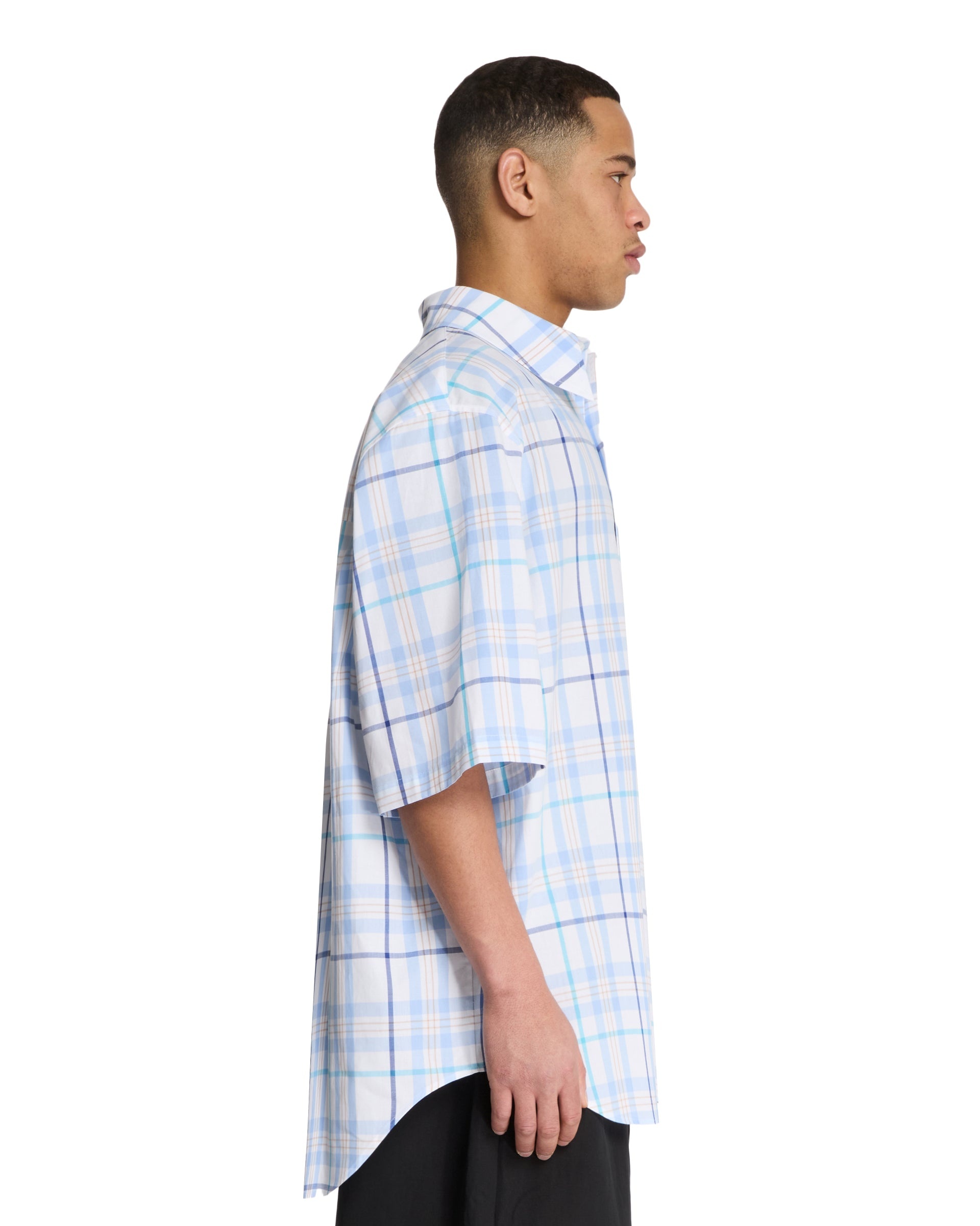 Blue Checkered Shirt - 5