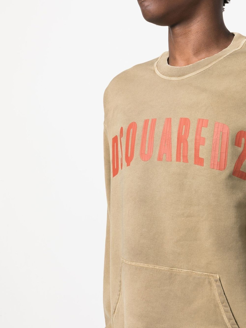 logo-print detail sweatshirt 5