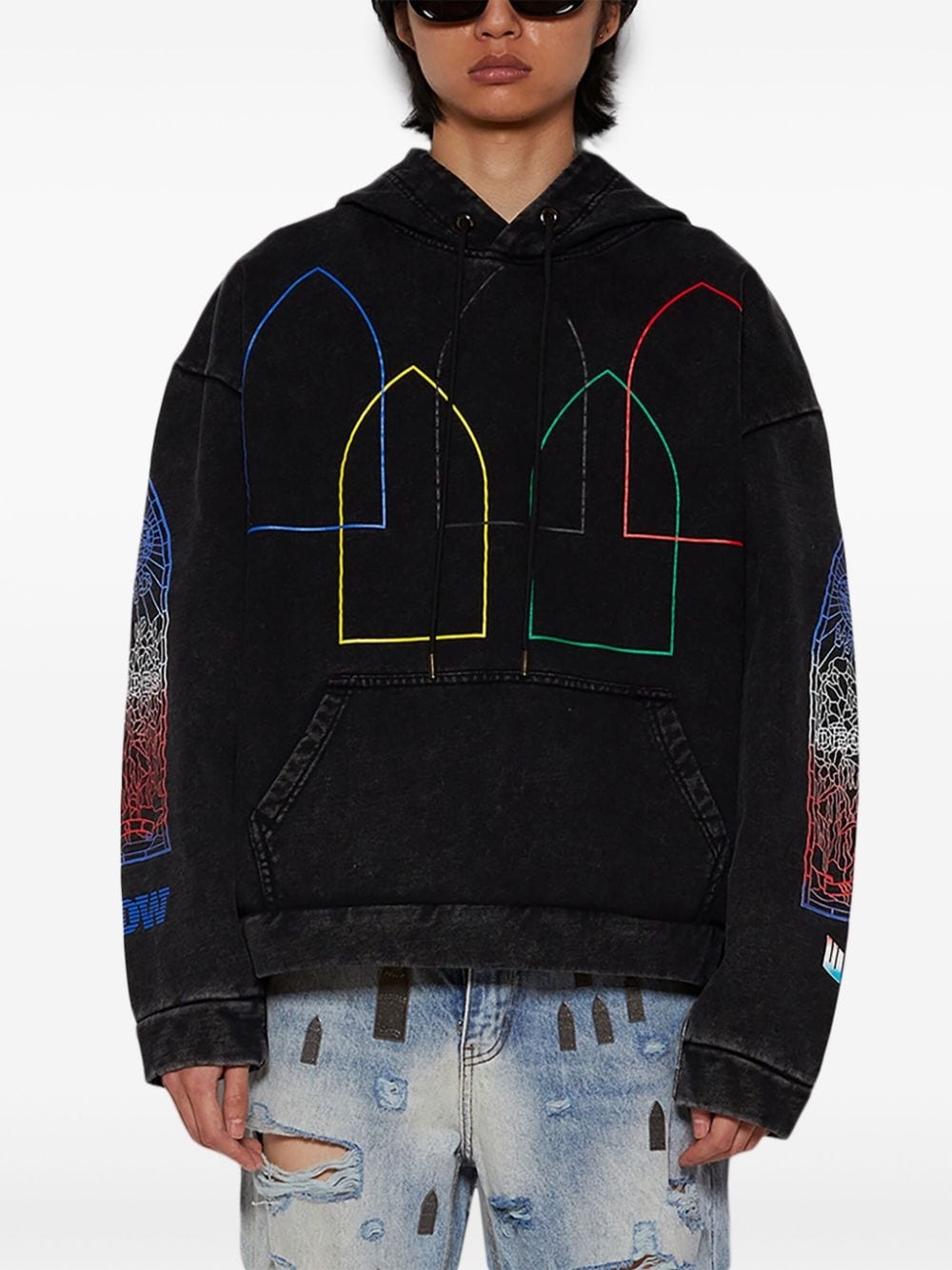 Intertwined Windows hoodie - 3