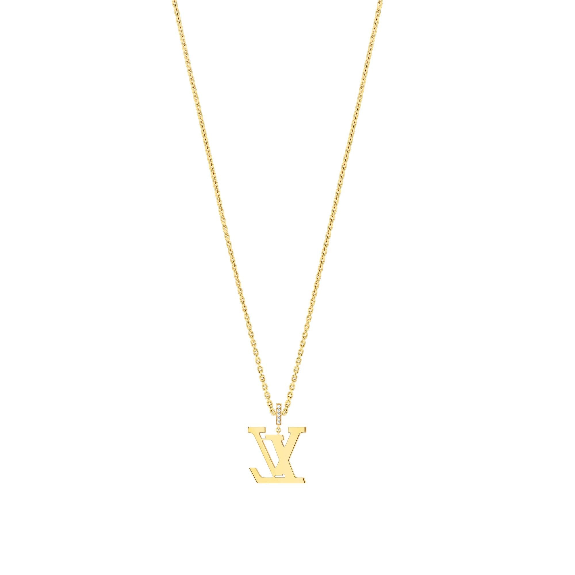 LV Idylle Blossom Large Pendant, Yellow Gold And Diamonds - 3