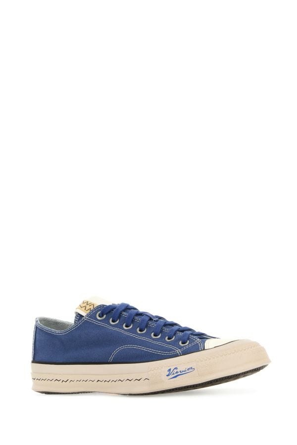 visvim Visvim Man Blue Canvas Skagway Sneakers | luosophy