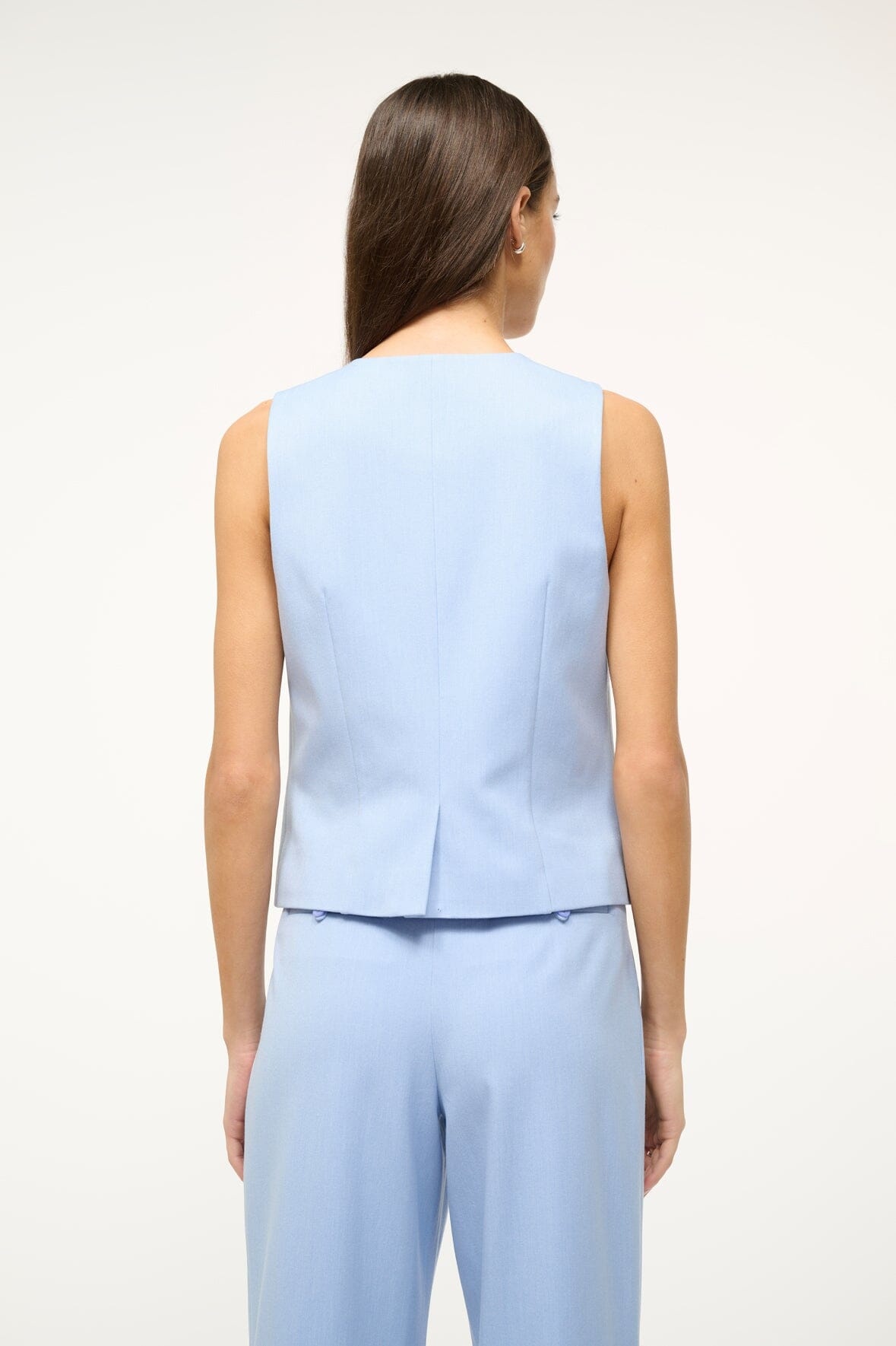 STAUD BRETT VEST PERIWINKLE - 5