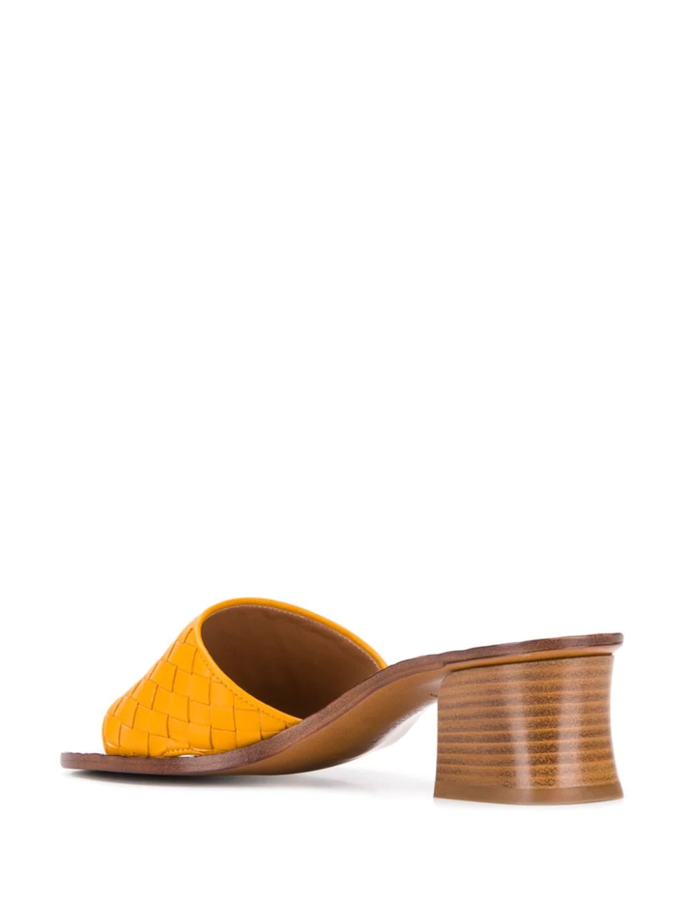 weaved leather sandals - 3