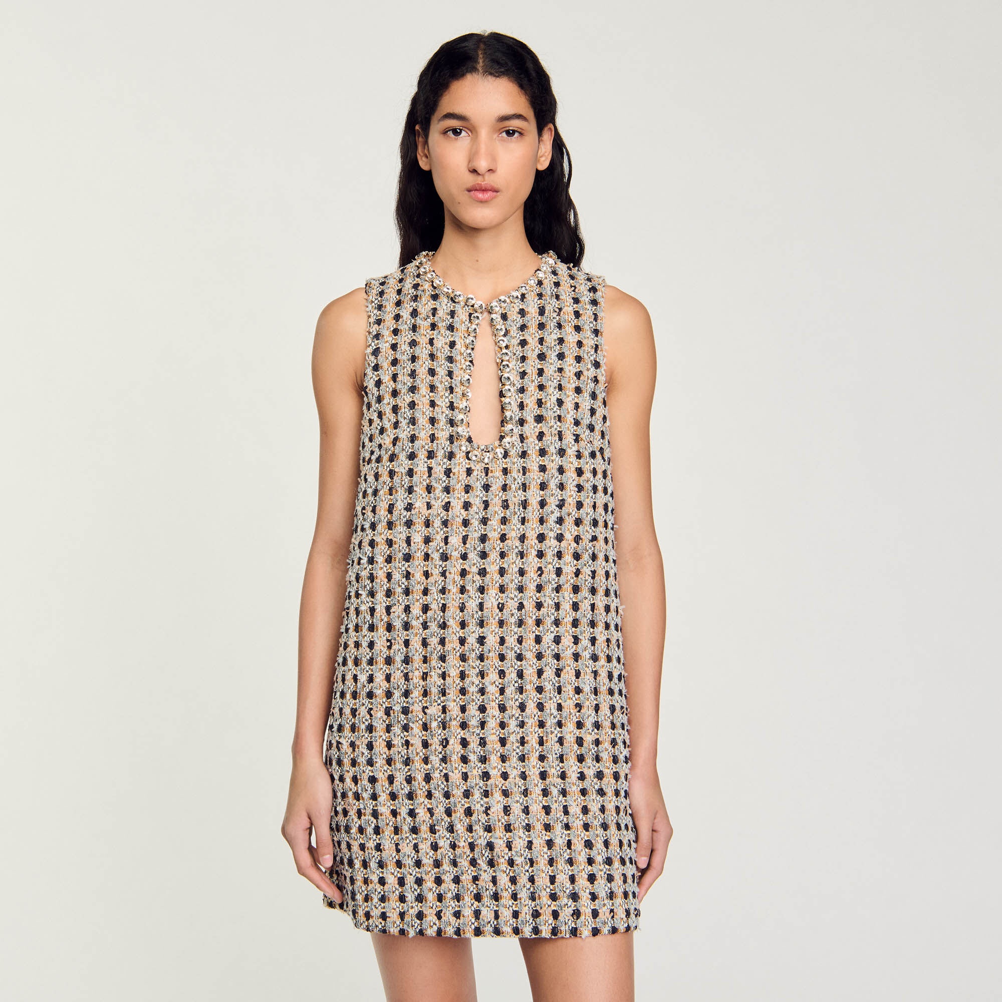 SHORT TWEED DRESS - 5