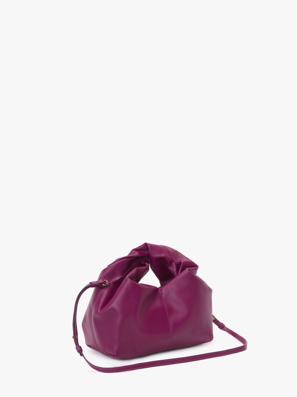 MINI TWISTER HOBO WITH STRAP - LEATHER CROSSBODY BAG - 2
