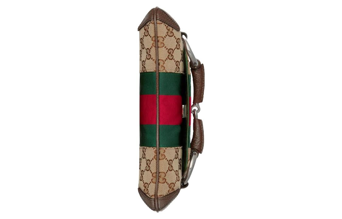 (WMNS) Gucci Horsebit Chain Small Shoulder Bag 'Being Ebony' 764339-FACM2-8747 - 5