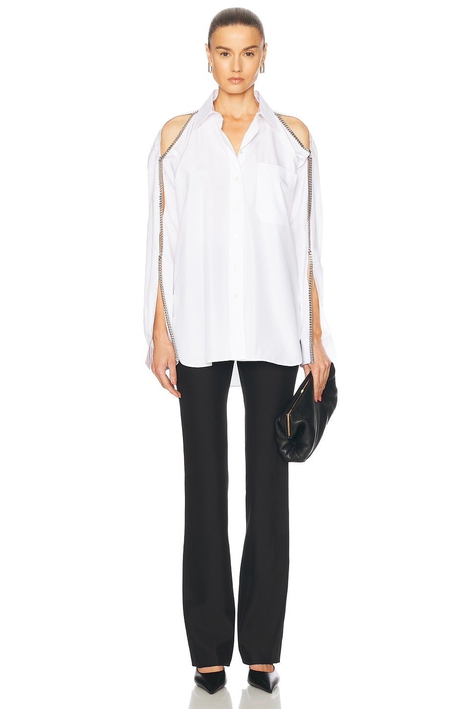 Stella McCartney Falabella Chain Detail Shirt | forward