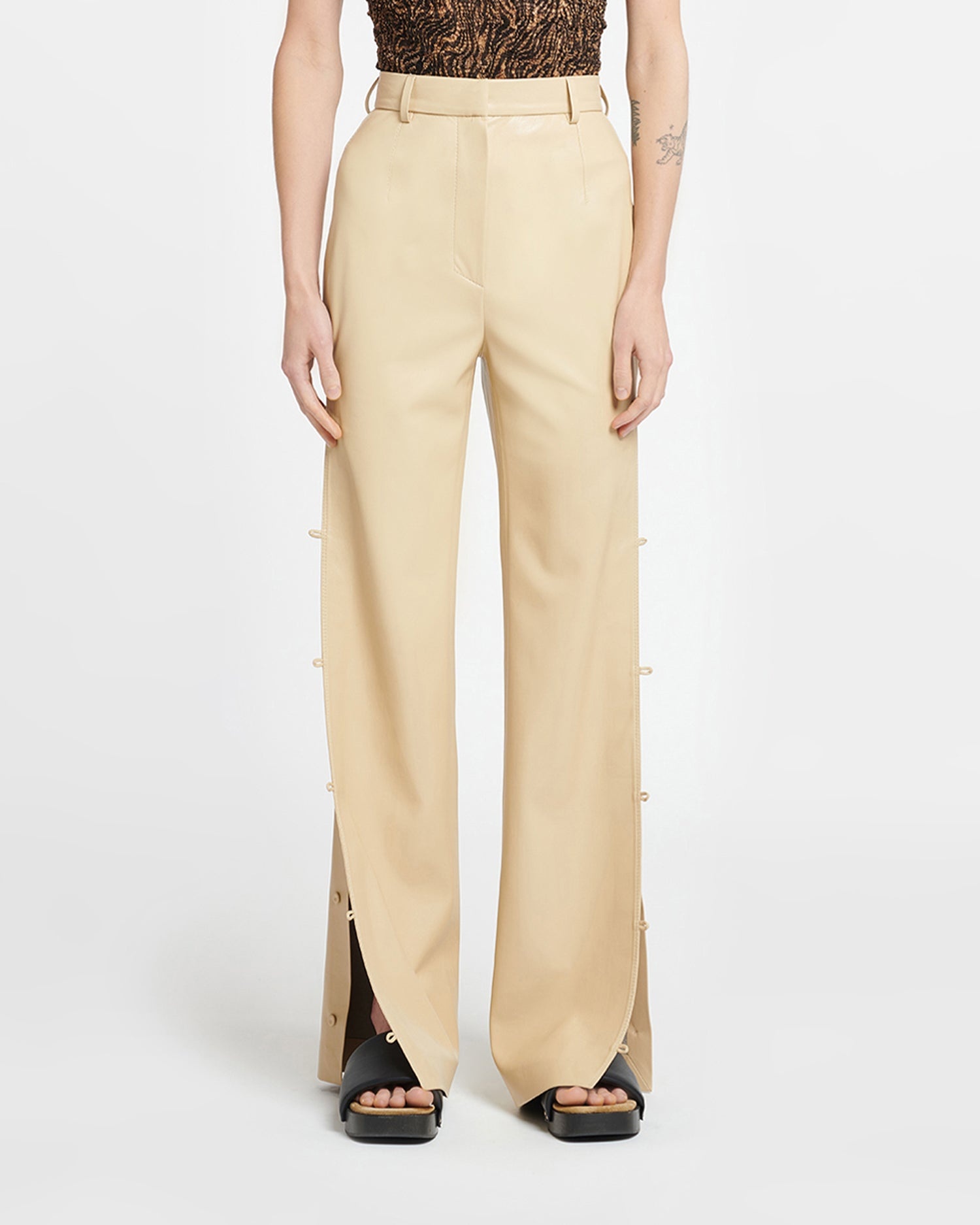 Okobor™ Alt-Leather Slim-Leg Pants - 2