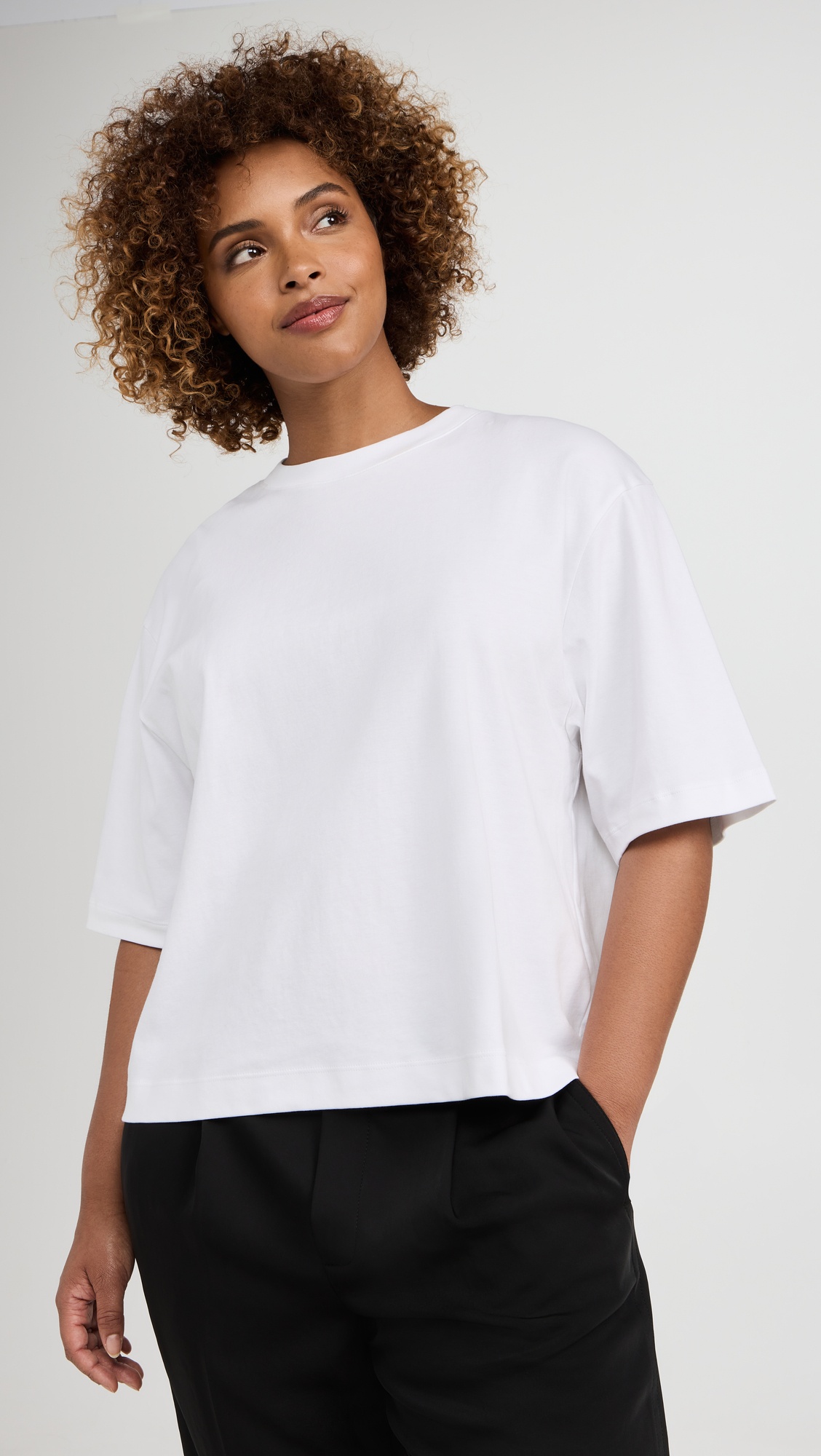 Wide Sleeve Crop Tee - 6