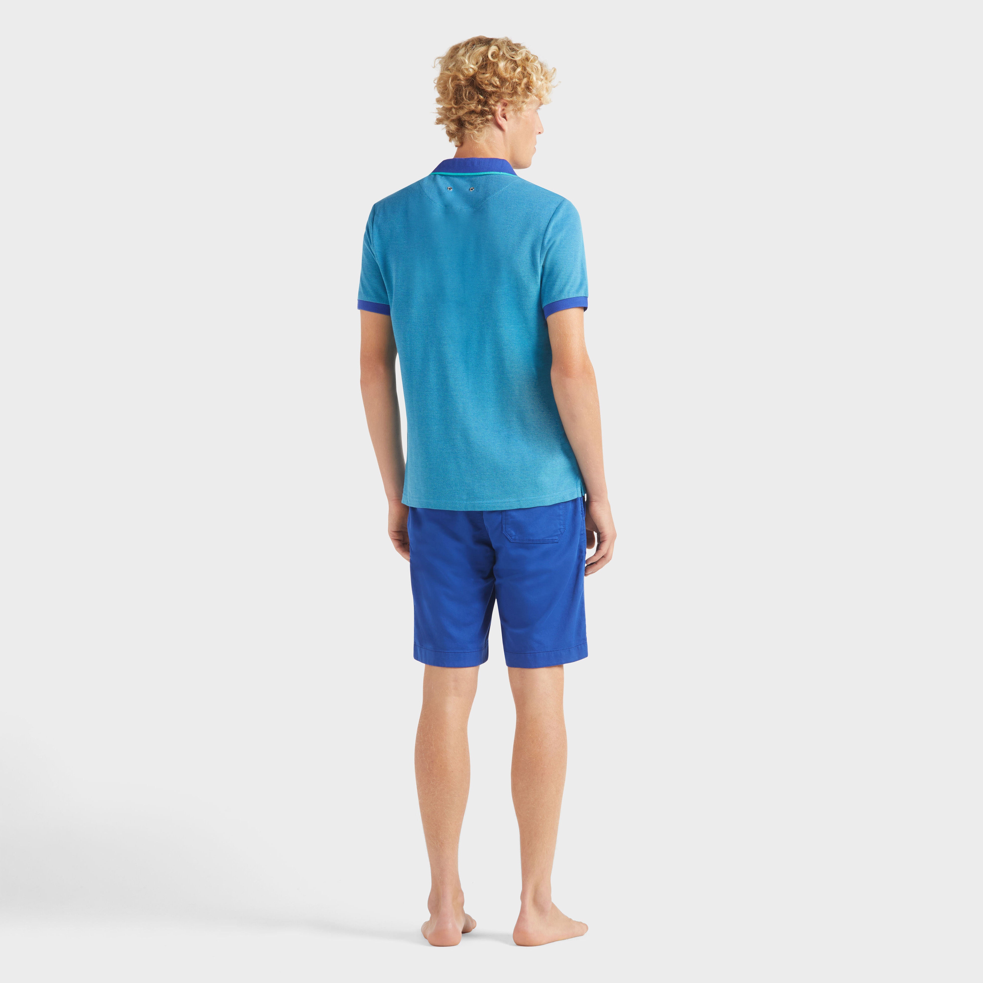 Men Cotton Polo Solid - 4