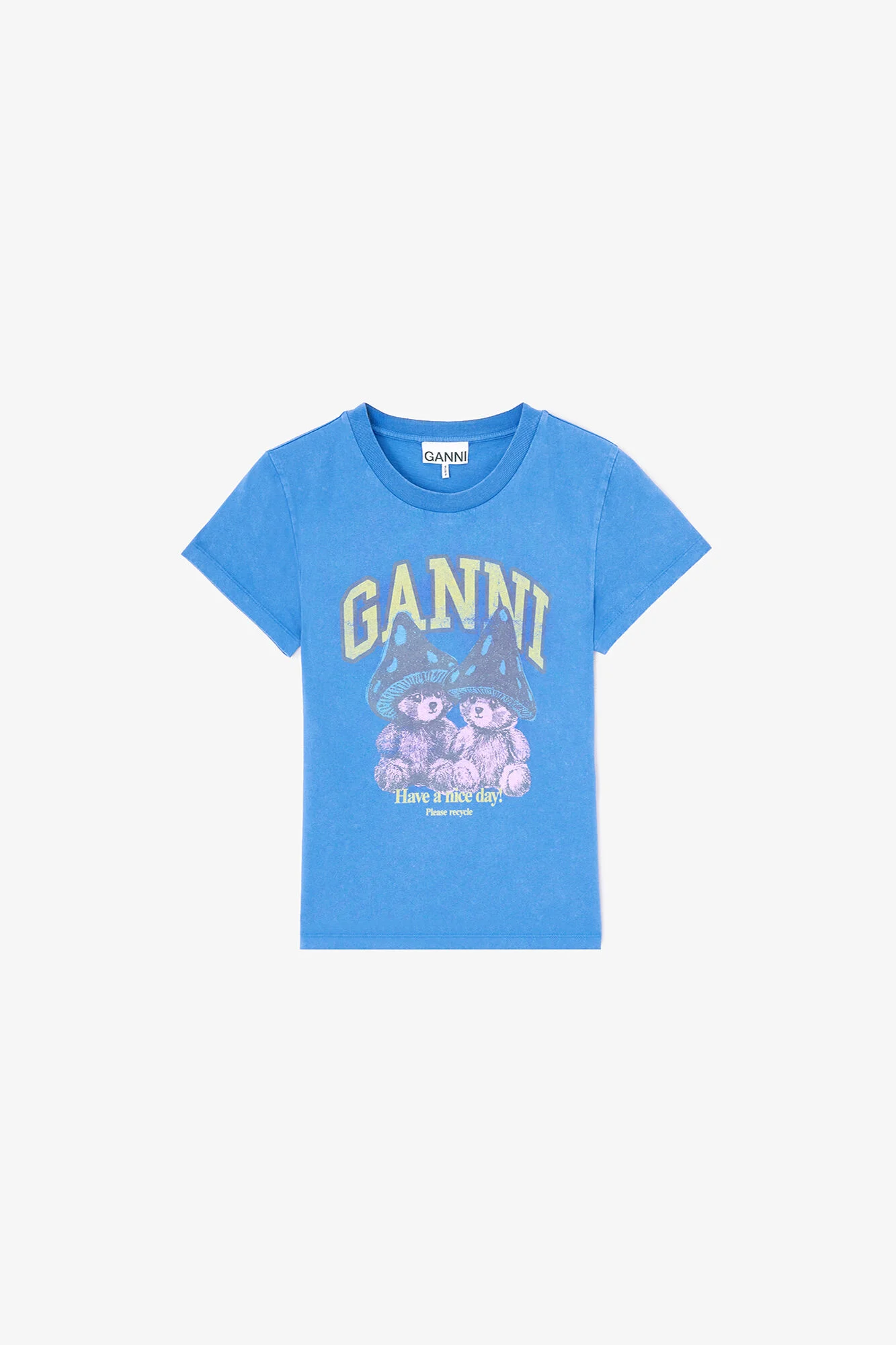 BABY FIT T-SHIRT WITH MUSHROOM TEDDY - 1