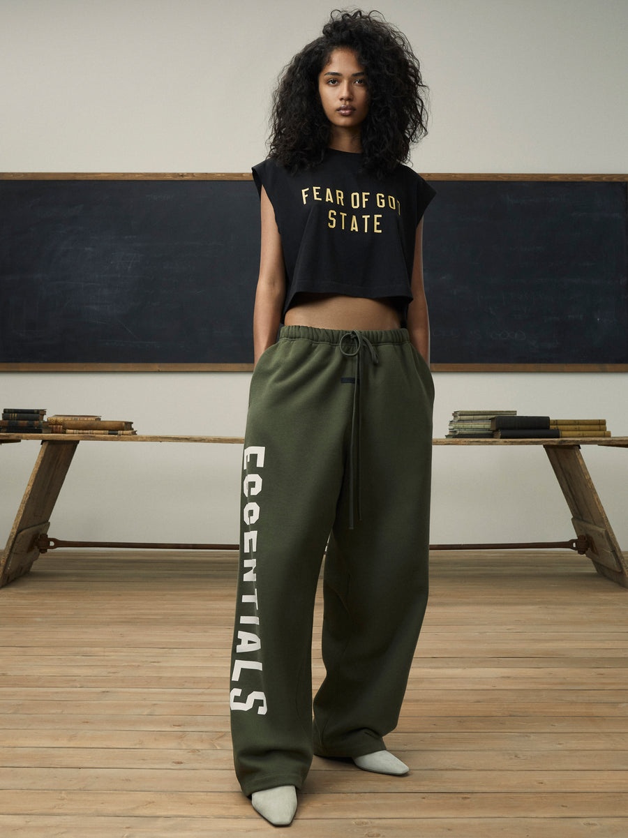 Womens Tri-Blend Cropped Muscle Tee - 2