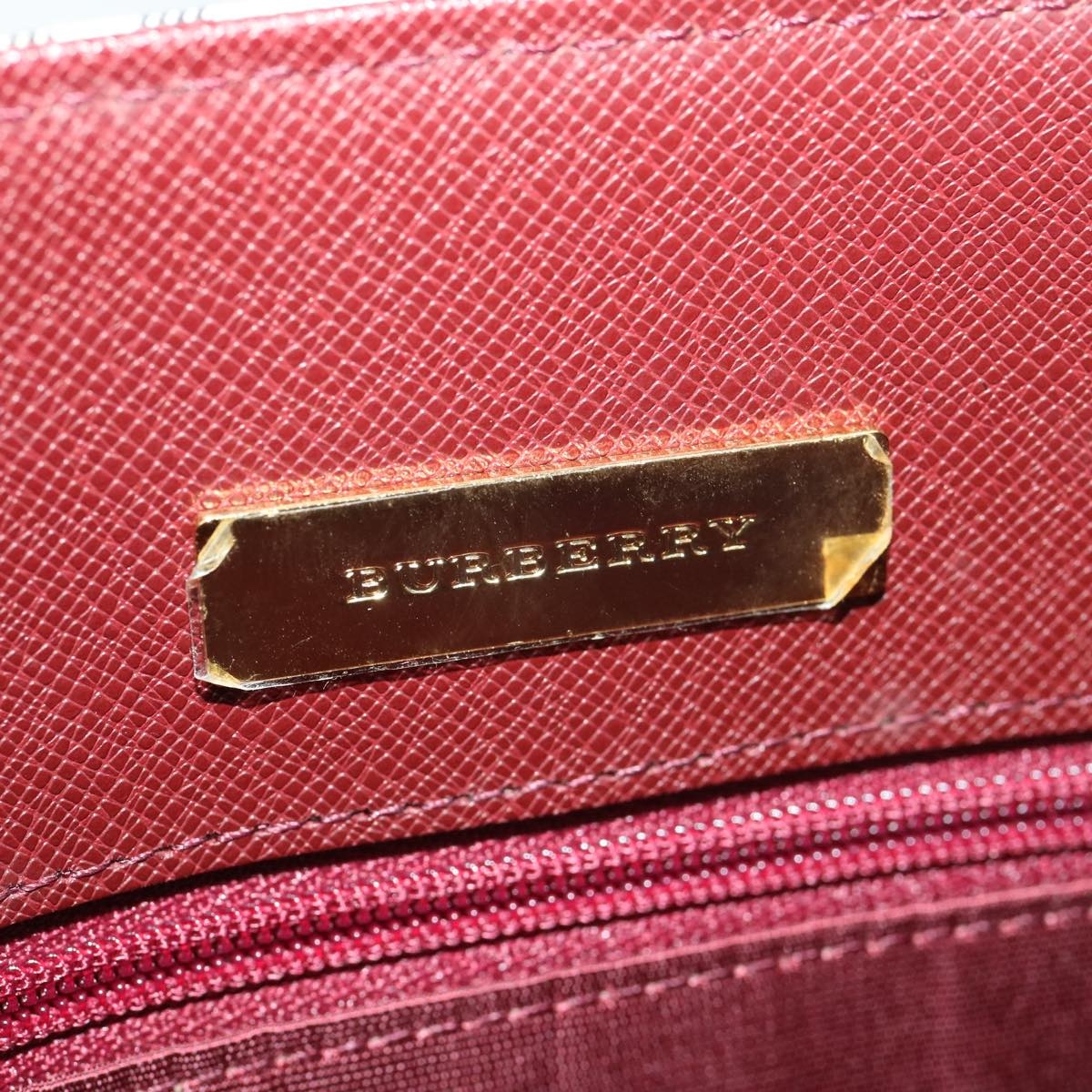 Burberry Nova Check Tote Bag Nylon Beige - 11