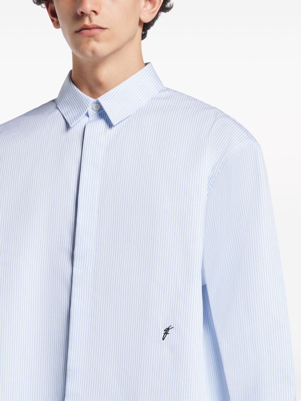 striped cotton shirt - 5