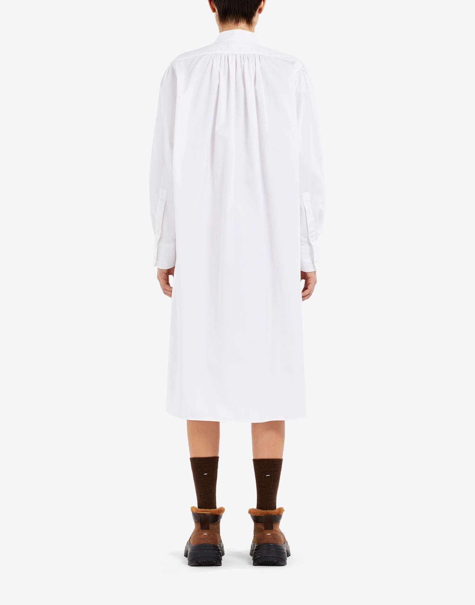 Cotton shirt dress - 4
