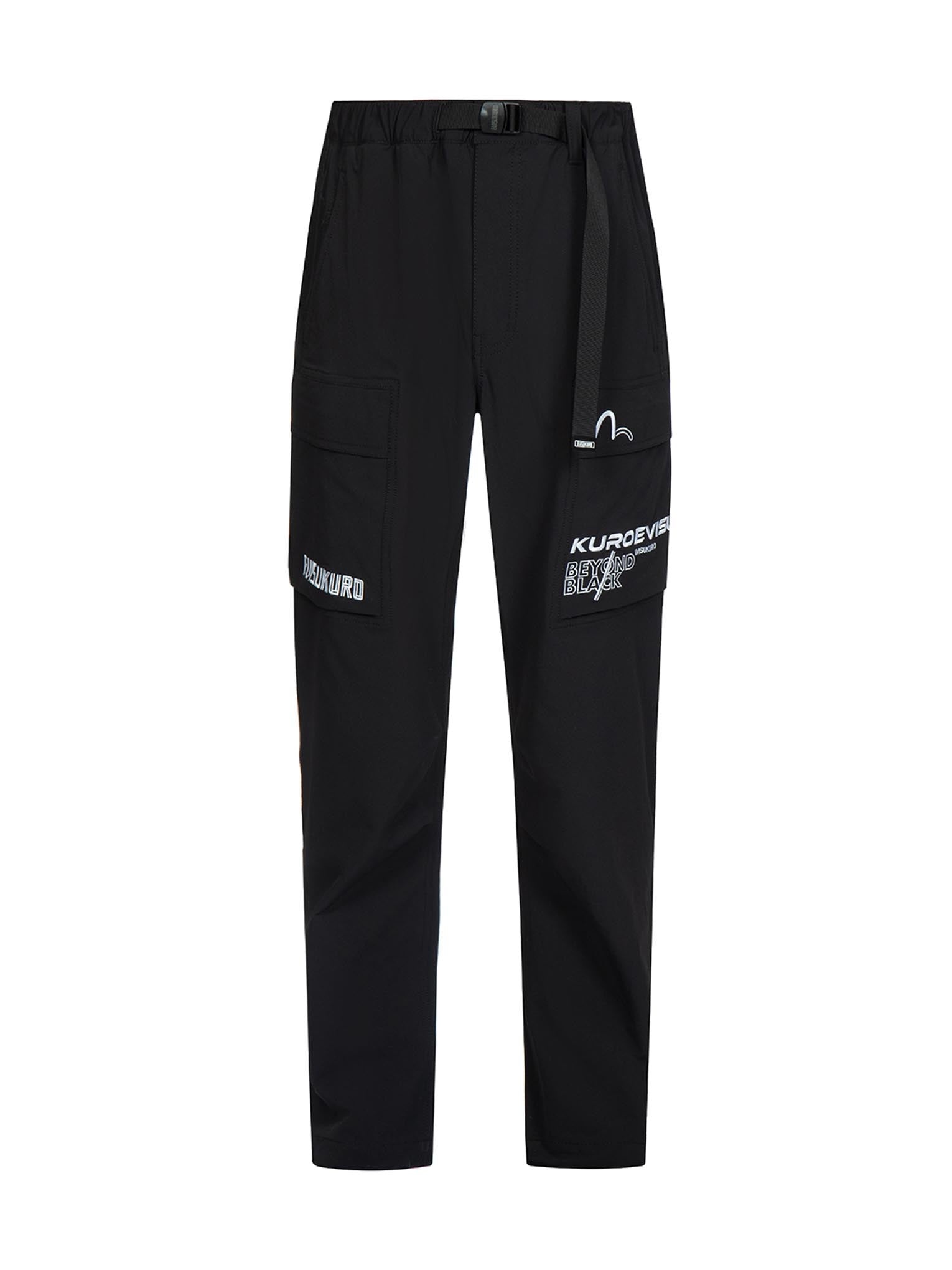 Logo Embroidery Slim Fit Cargo Pants - 11
