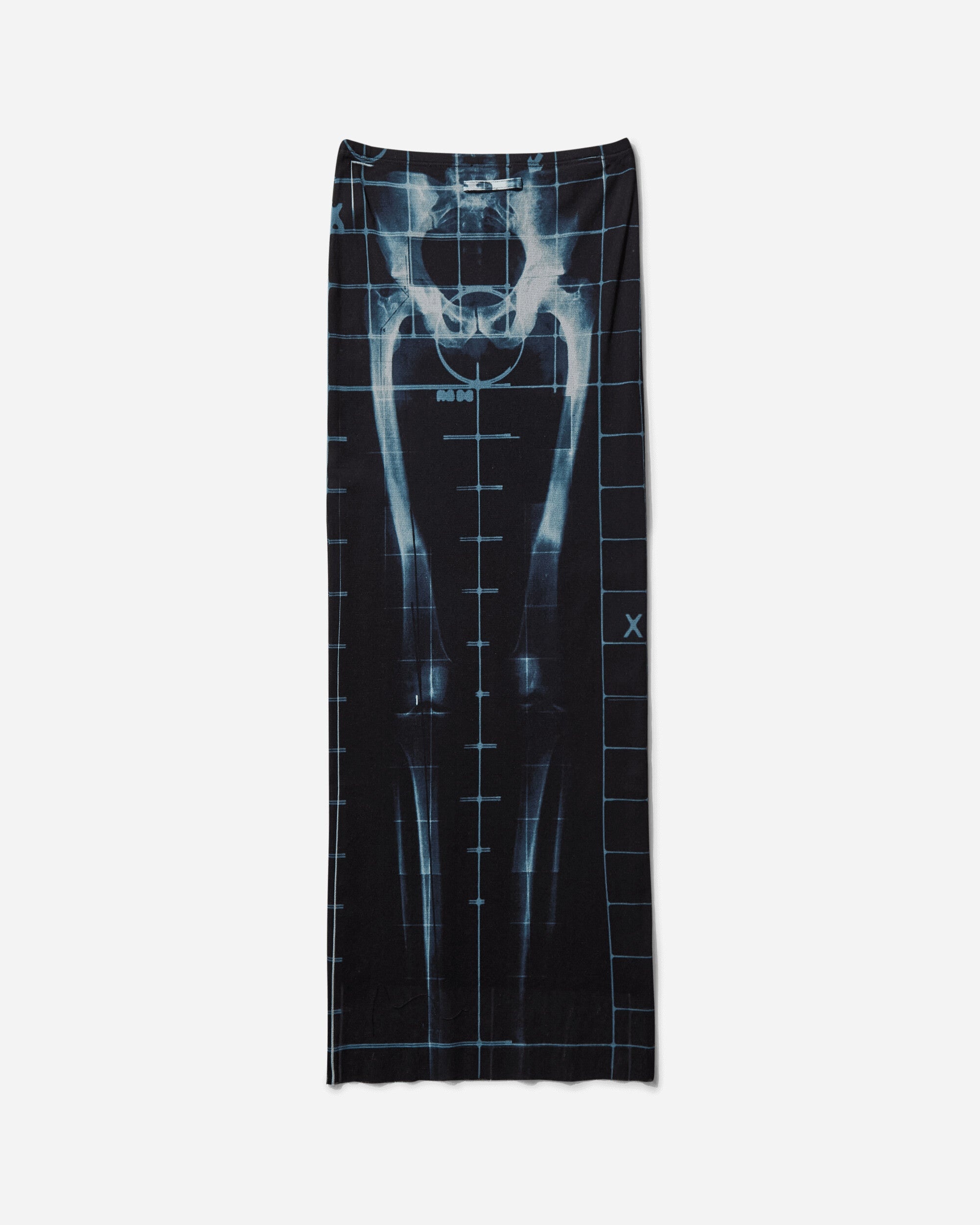Women's Squeletor Long Skirt Black / Navy / Light Blue - 2