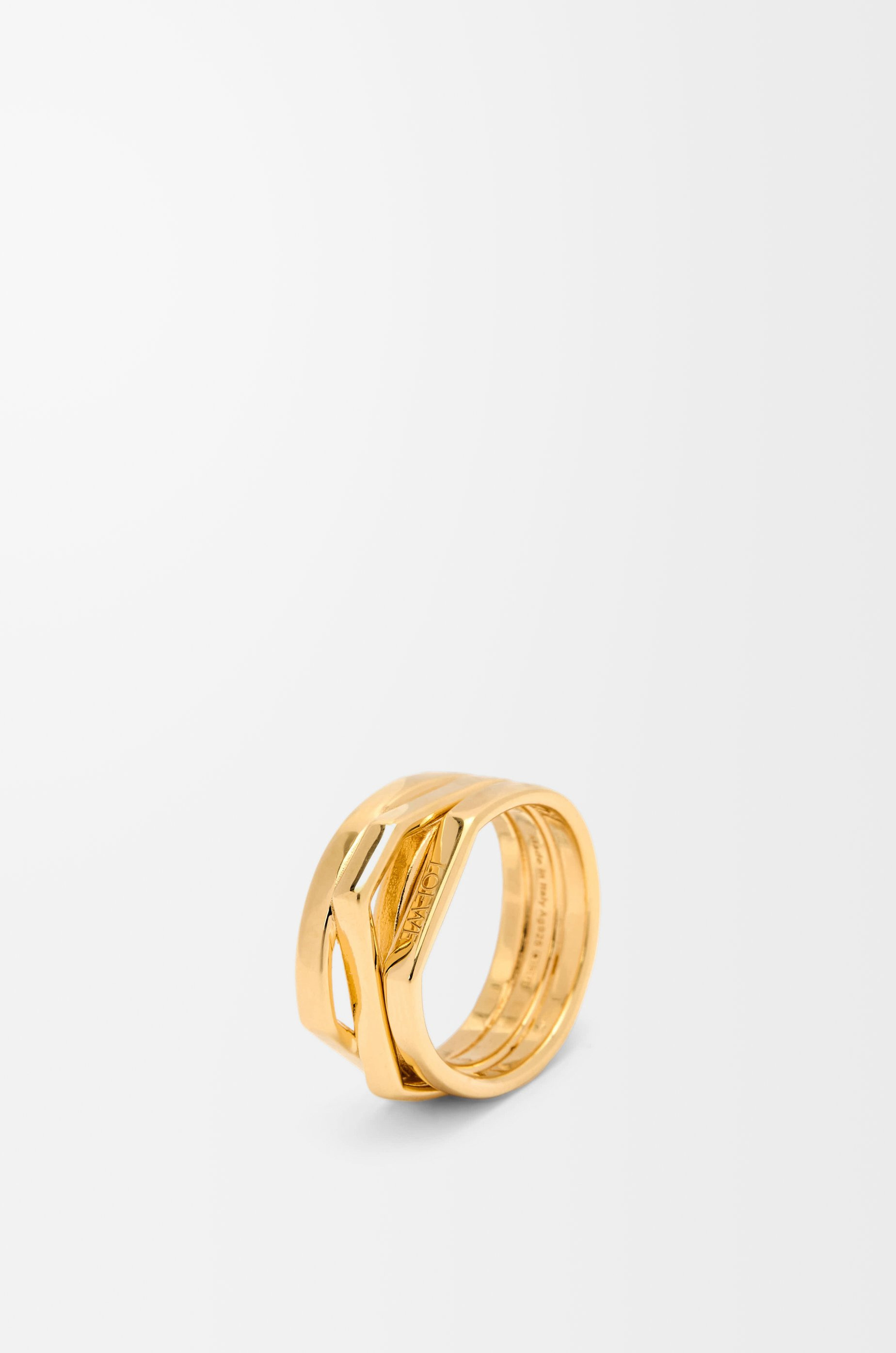 Stacked ring in sterling silver - 2
