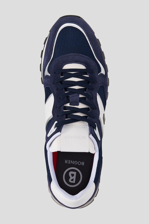 Porto Sneaker in Navy blue/White - 5